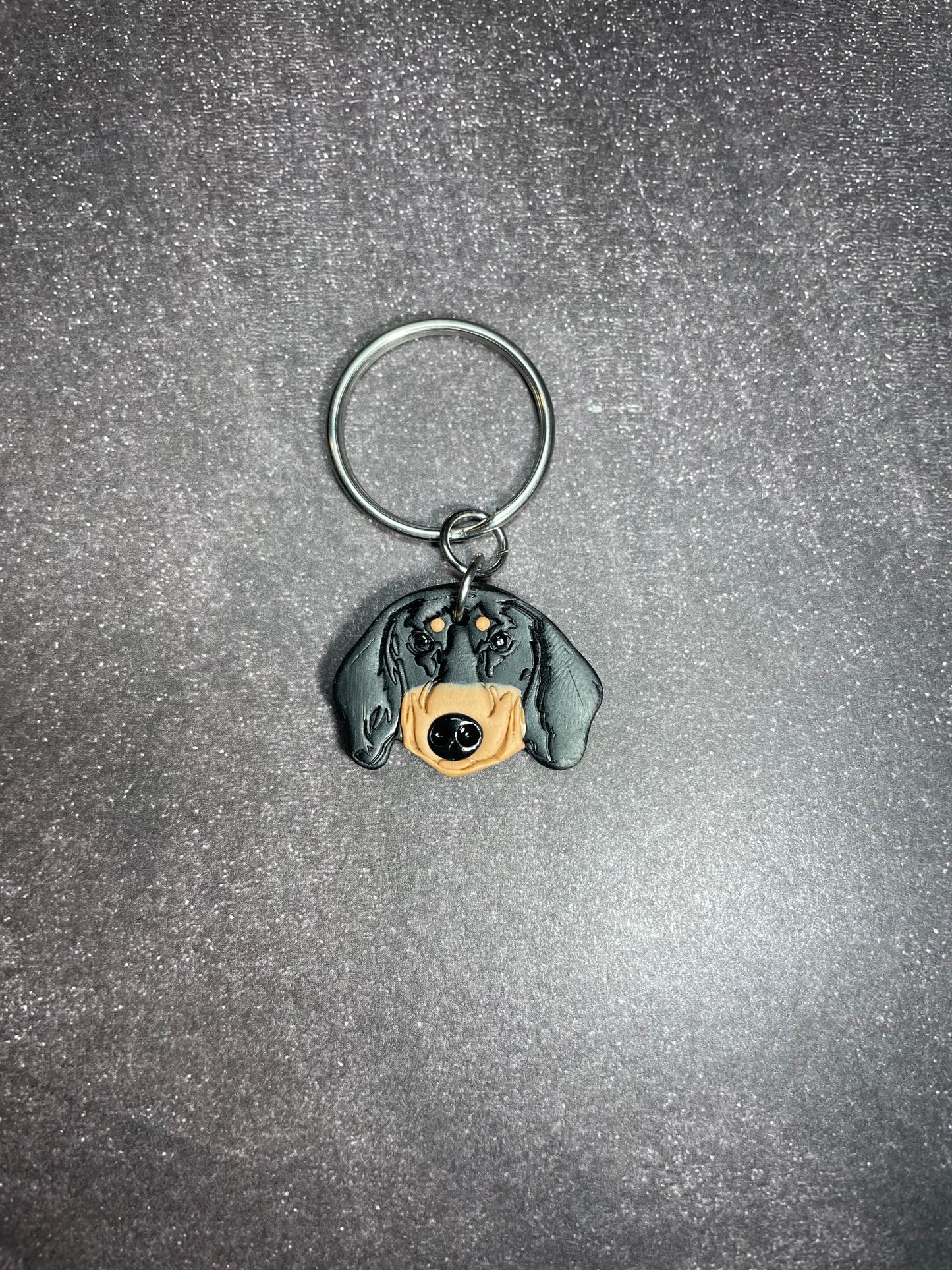Custom Coloured Dog Keychains