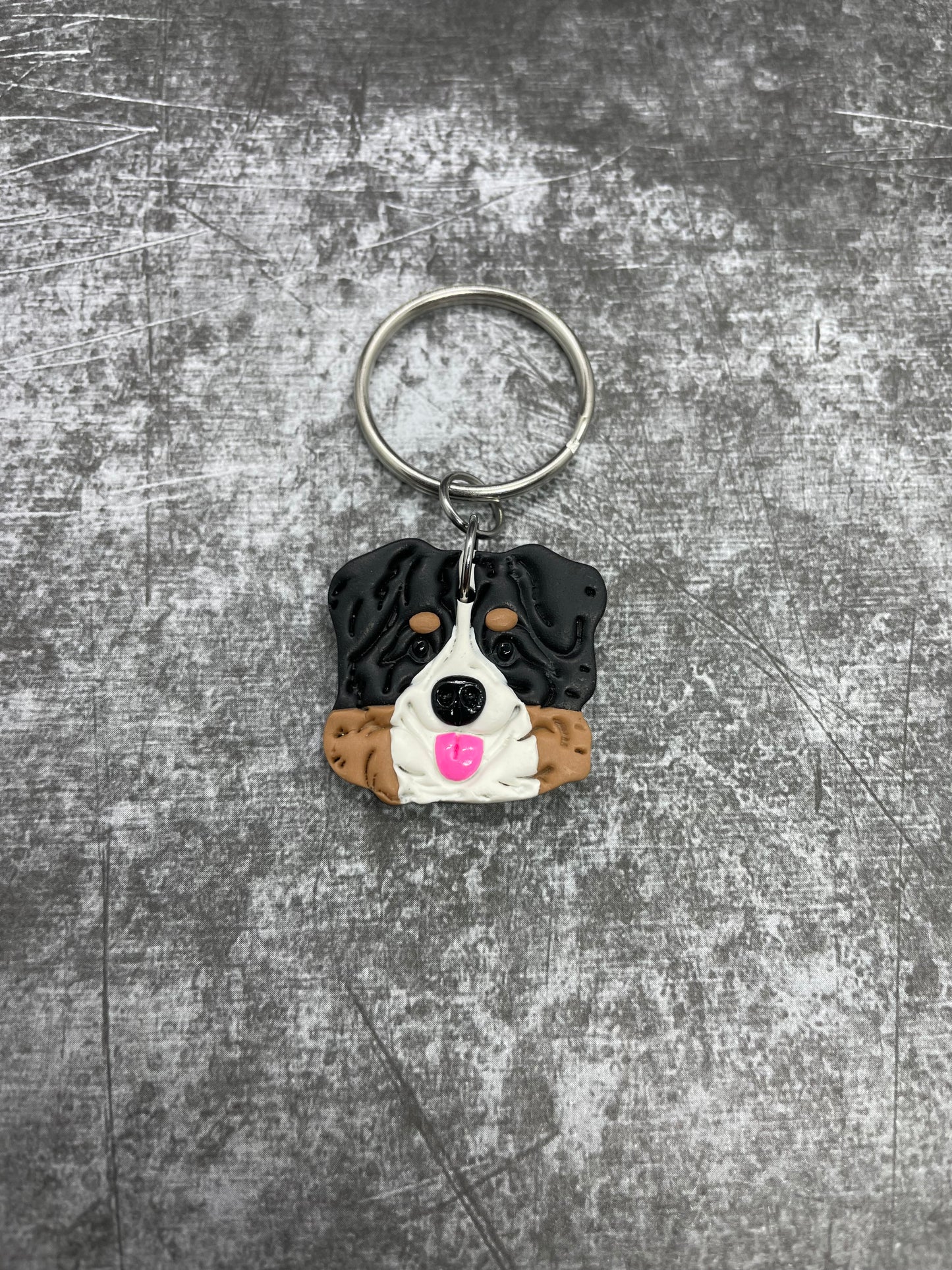 Custom Coloured Dog Keychains