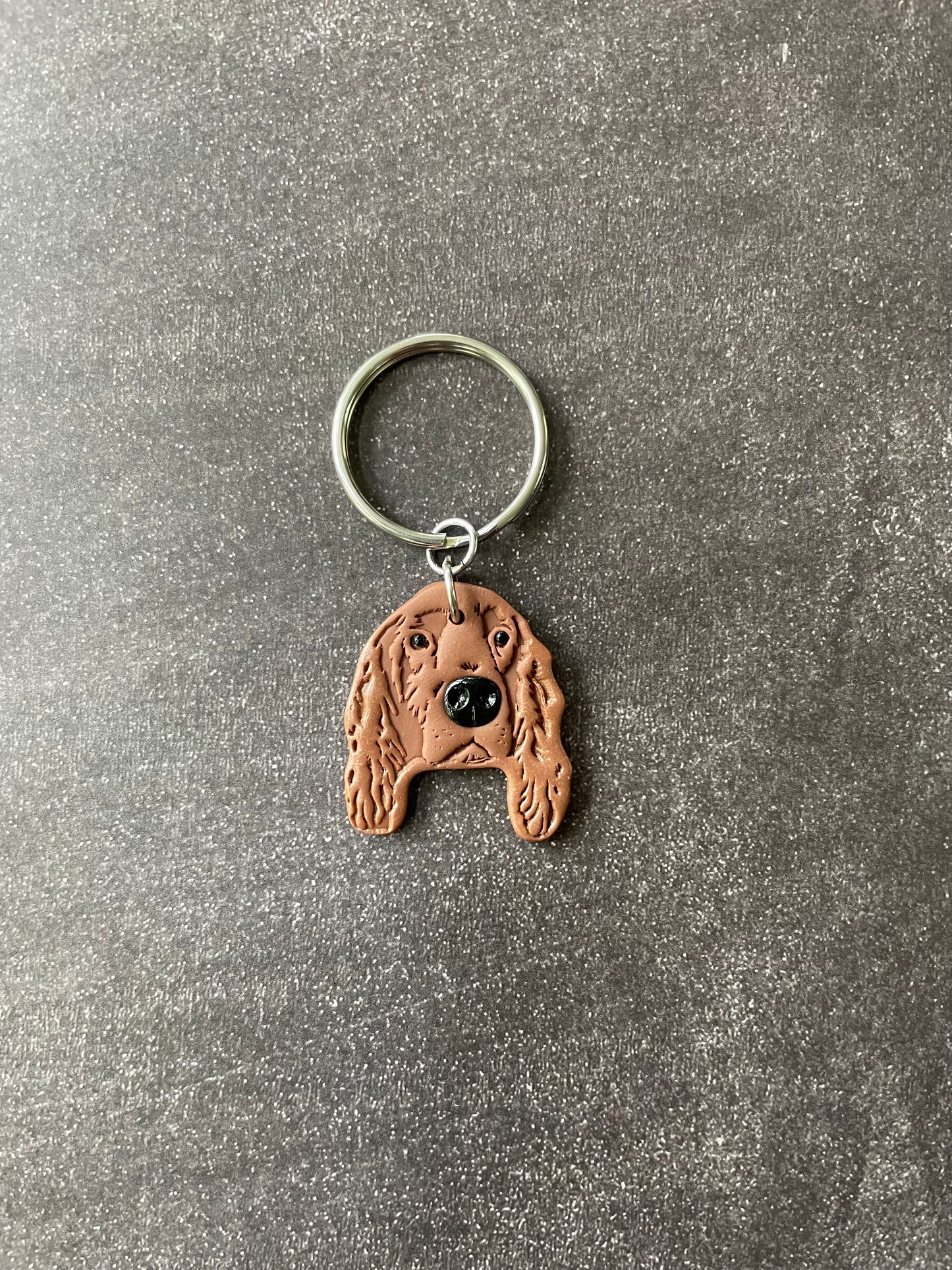 Custom Coloured Dog Keychains
