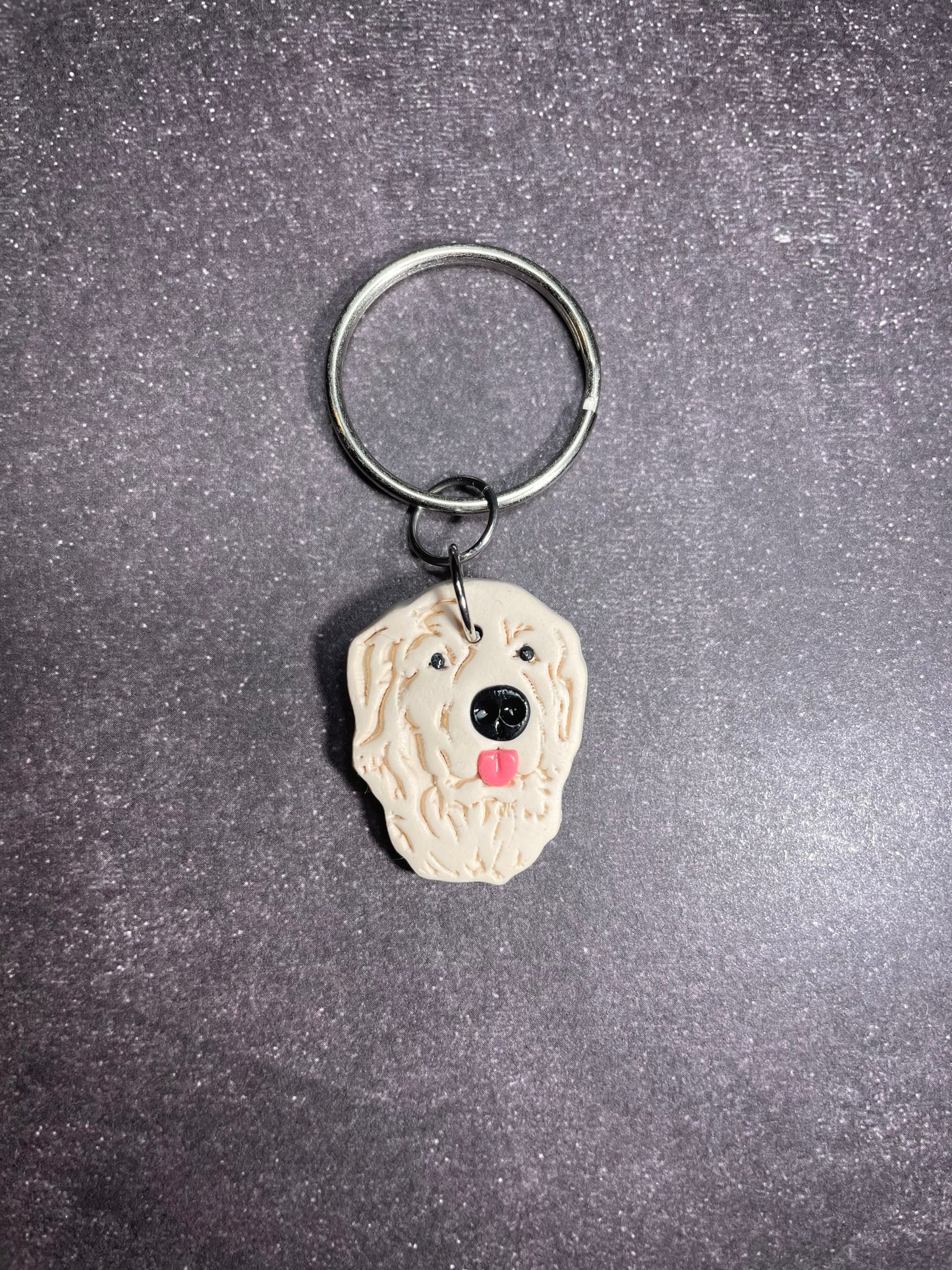 Custom Coloured Dog Keychains