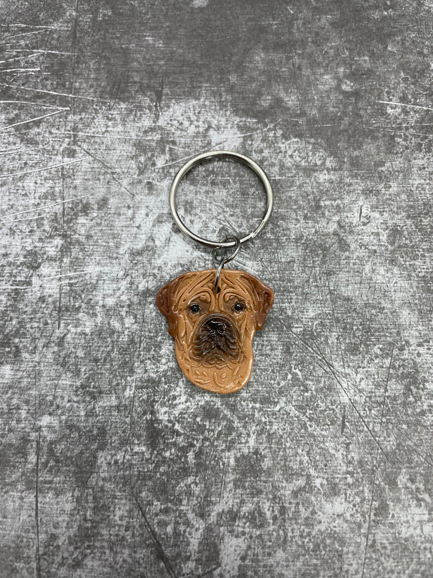 Custom Coloured Dog Keychains