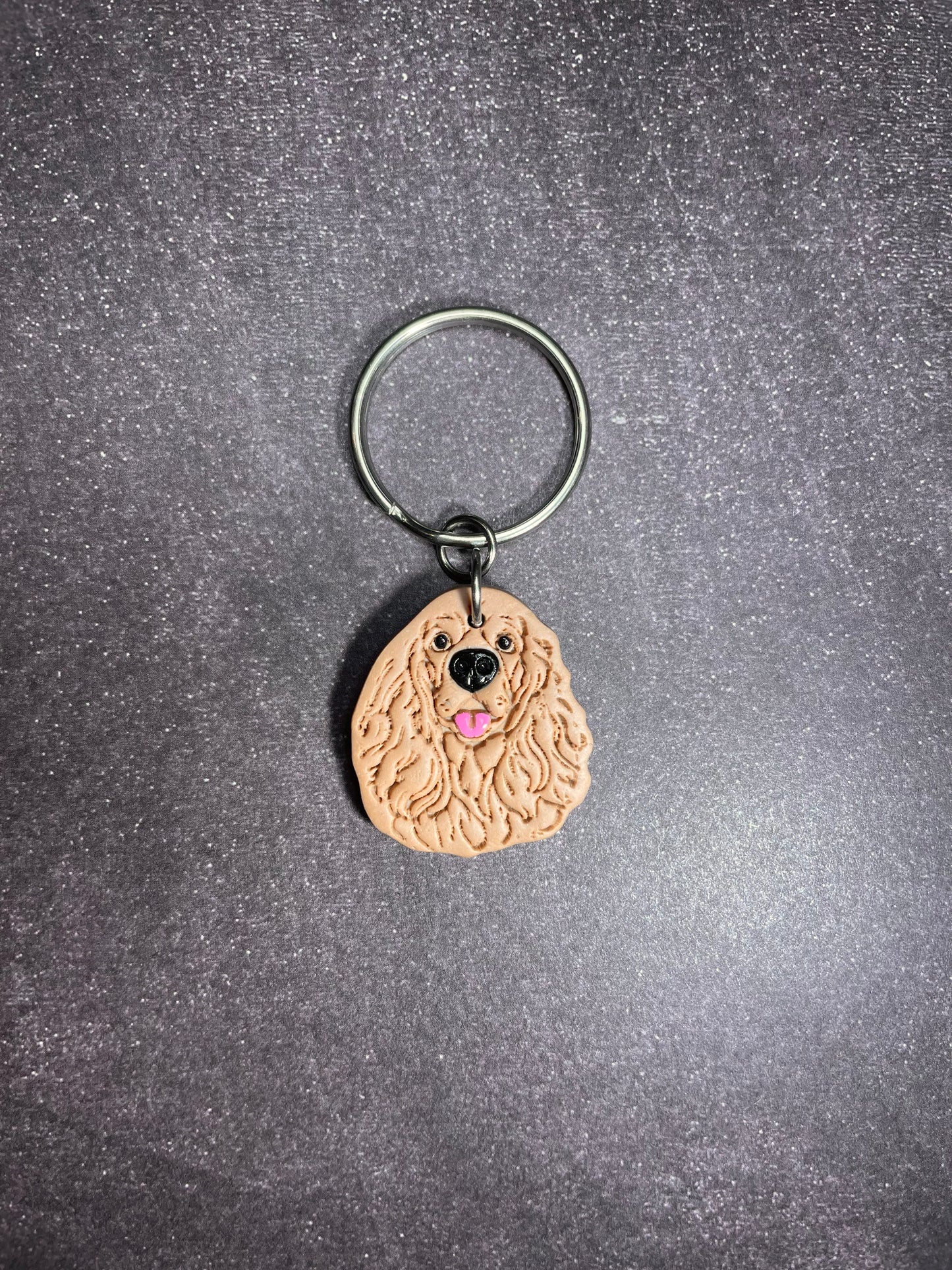 Custom Coloured Dog Keychains