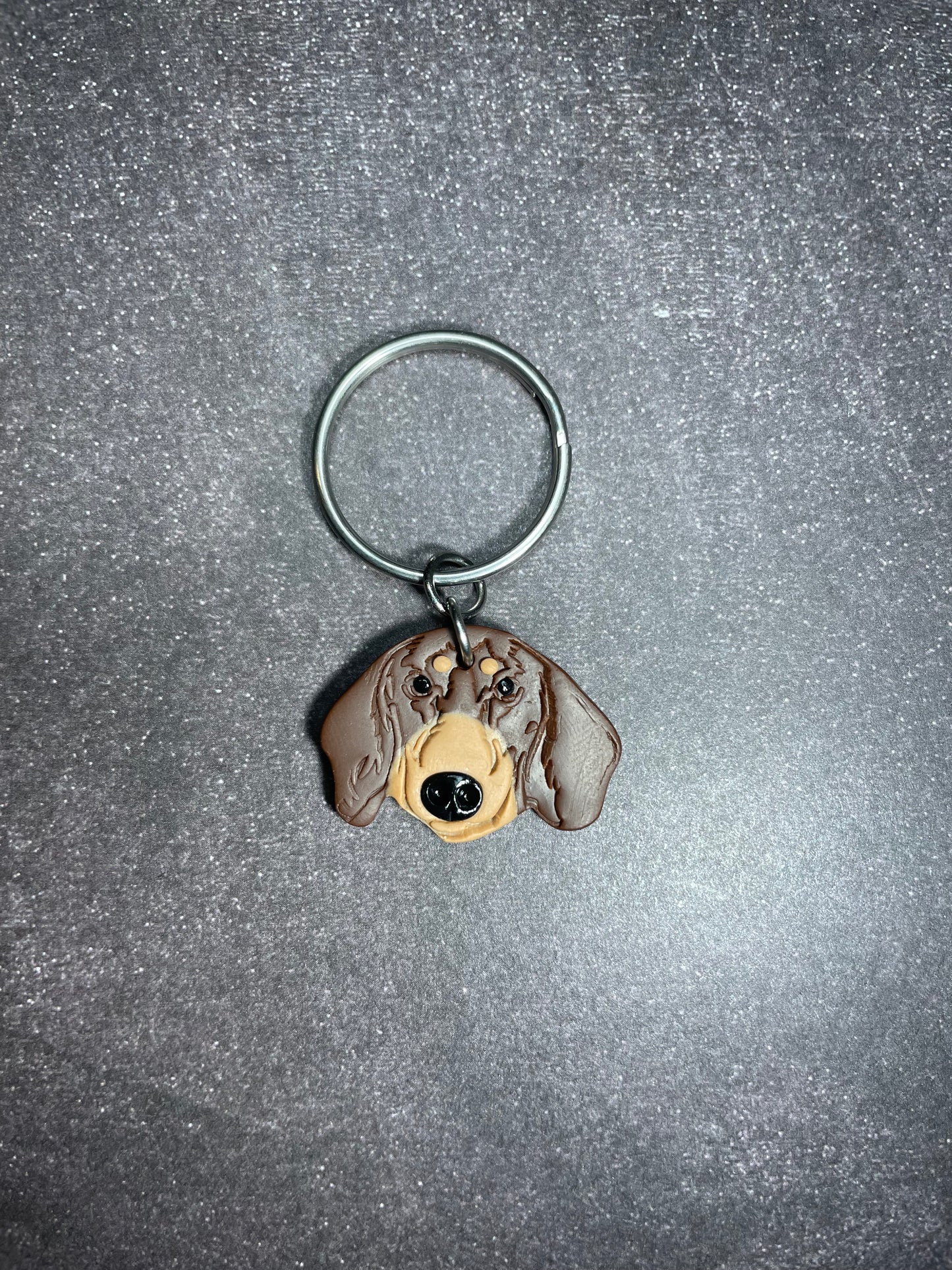 Custom Coloured Dog Keychains
