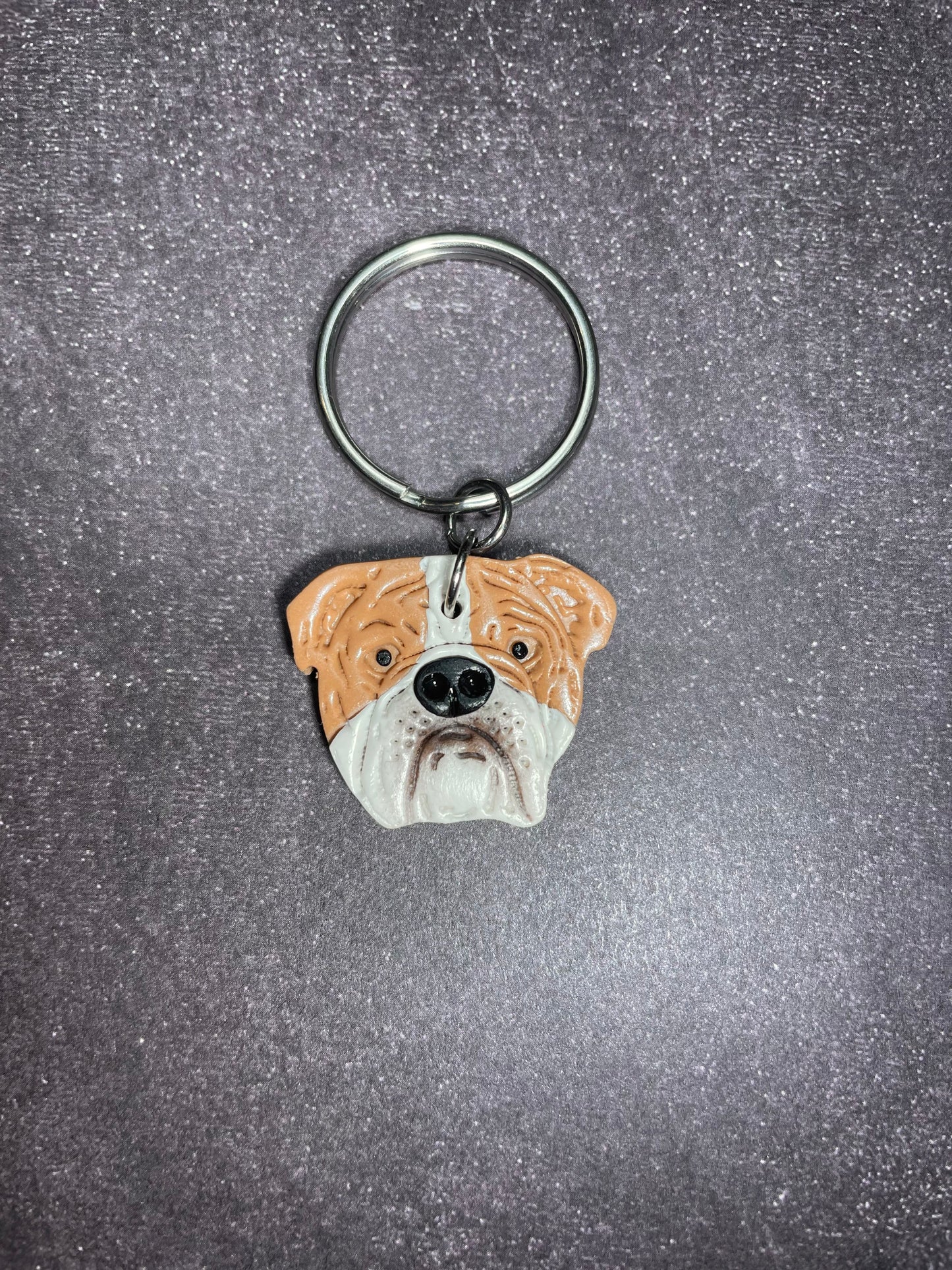 Custom Coloured Dog Keychains