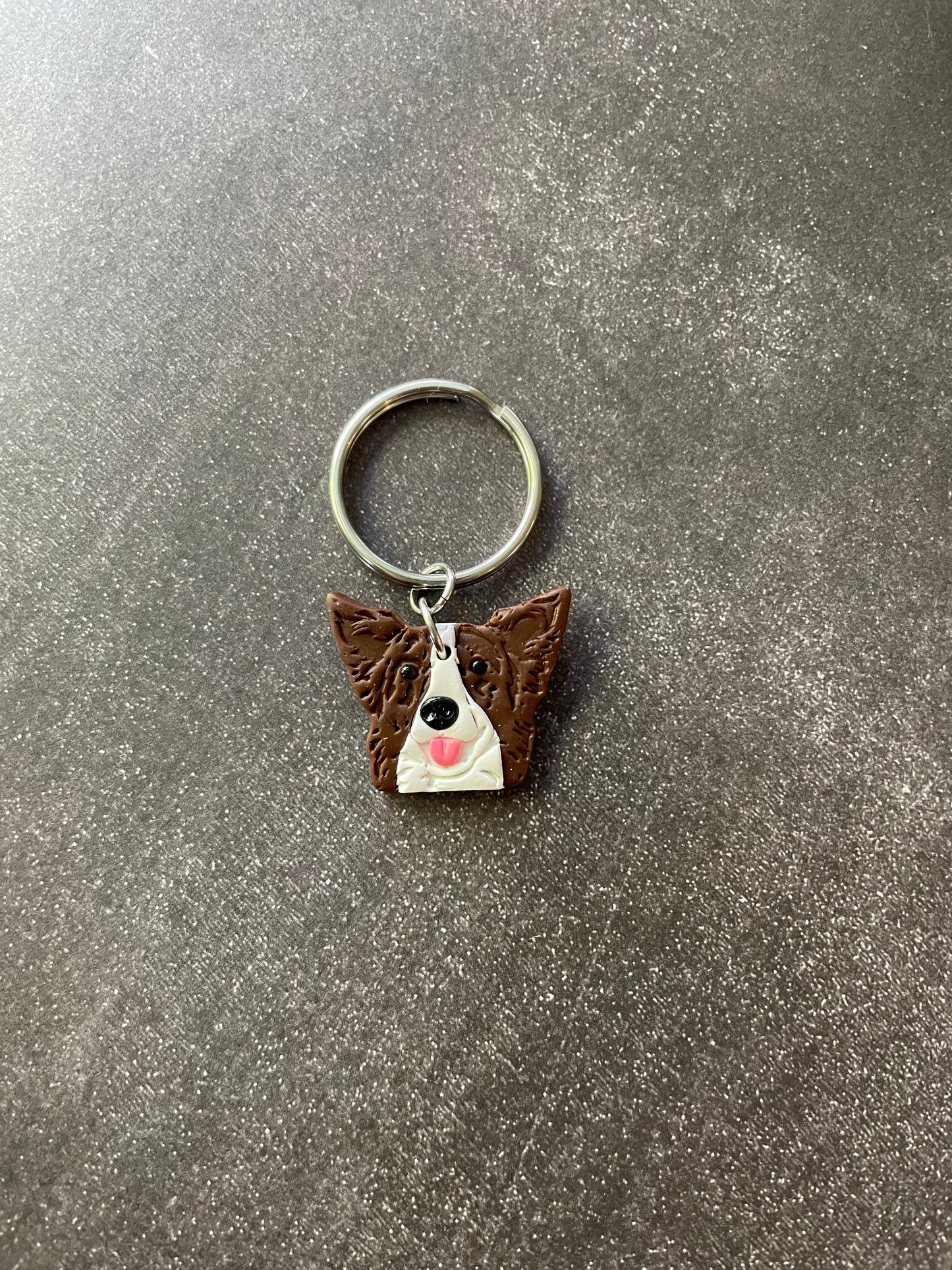 Custom Coloured Dog Keychains