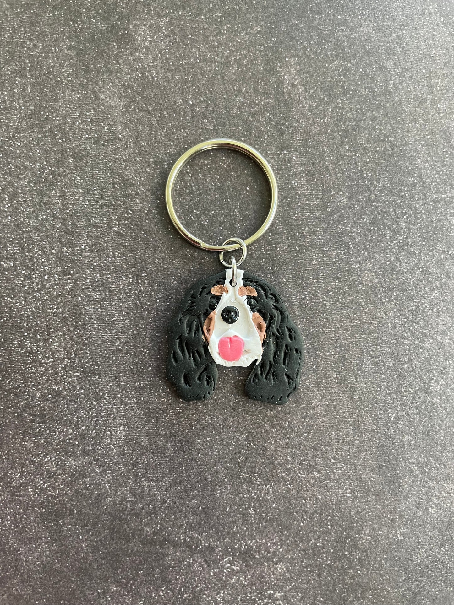 Custom Coloured Dog Keychains