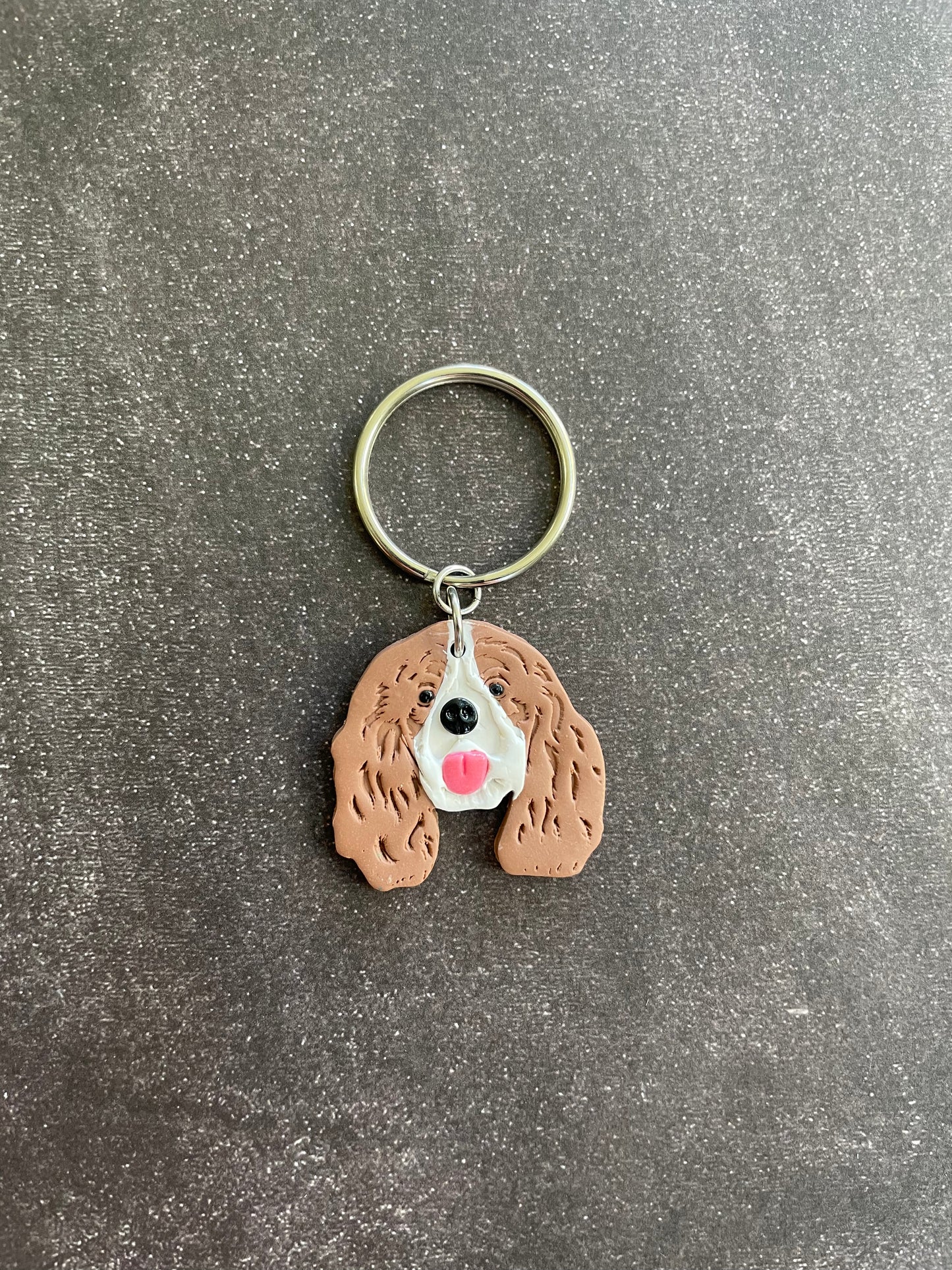 Custom Coloured Dog Keychains
