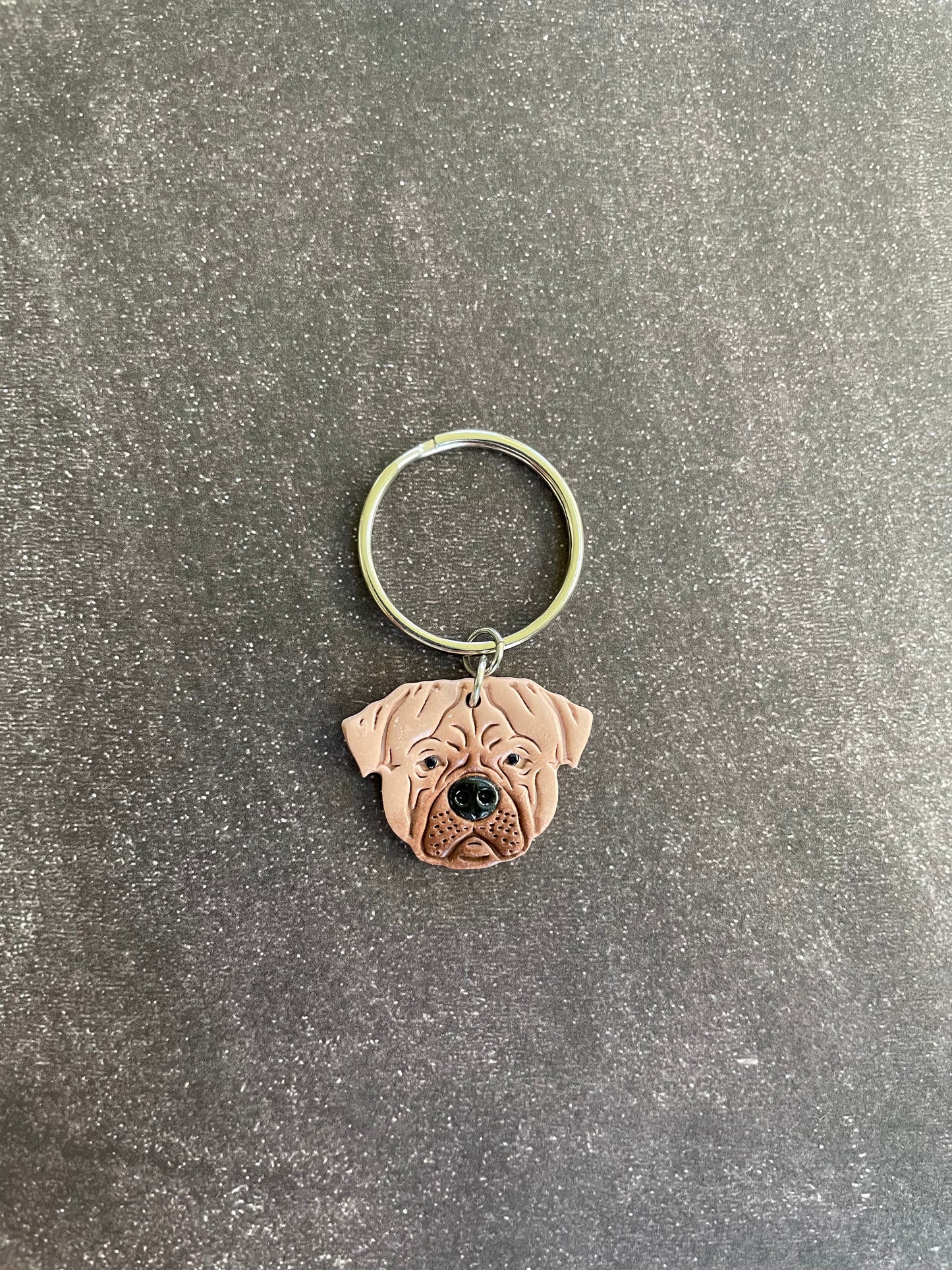 Custom Coloured Dog Keychains