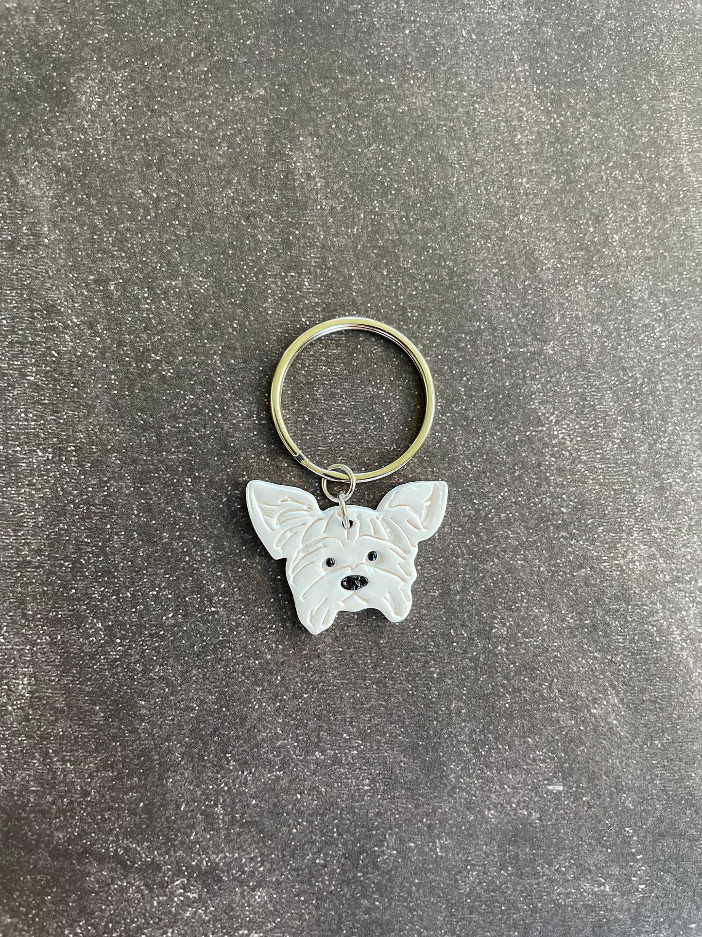 Custom Coloured Dog Keychains