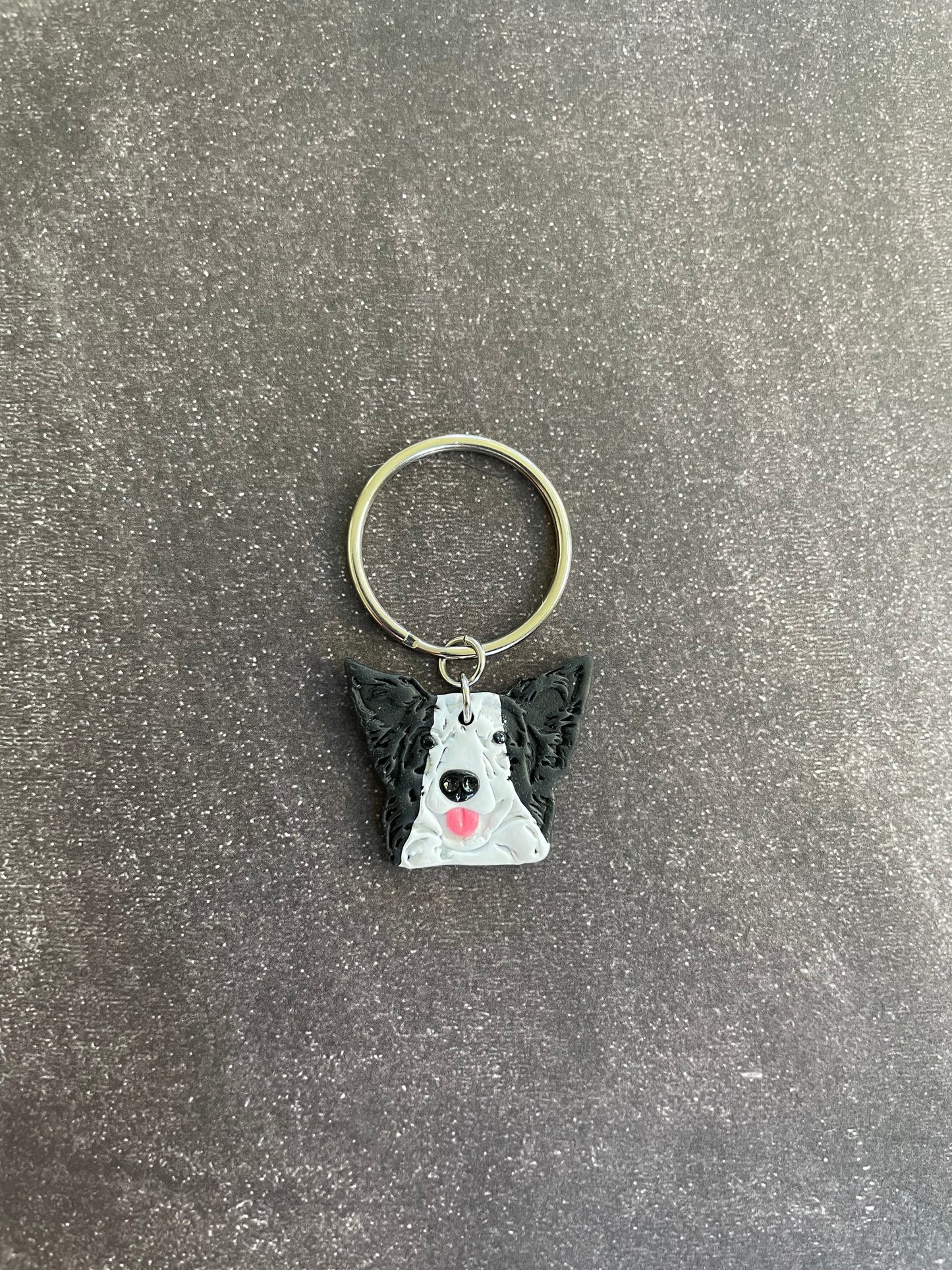 Custom Coloured Dog Keychains