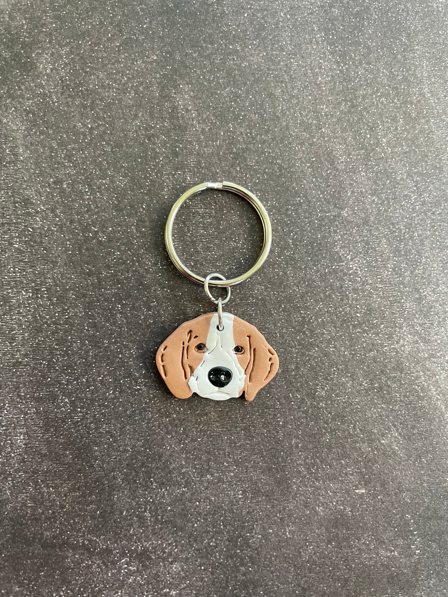 Custom Coloured Dog Keychains