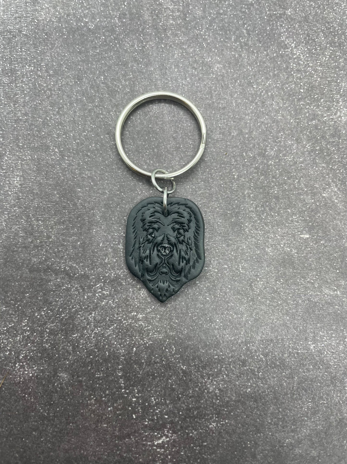 Custom Coloured Dog Keychains