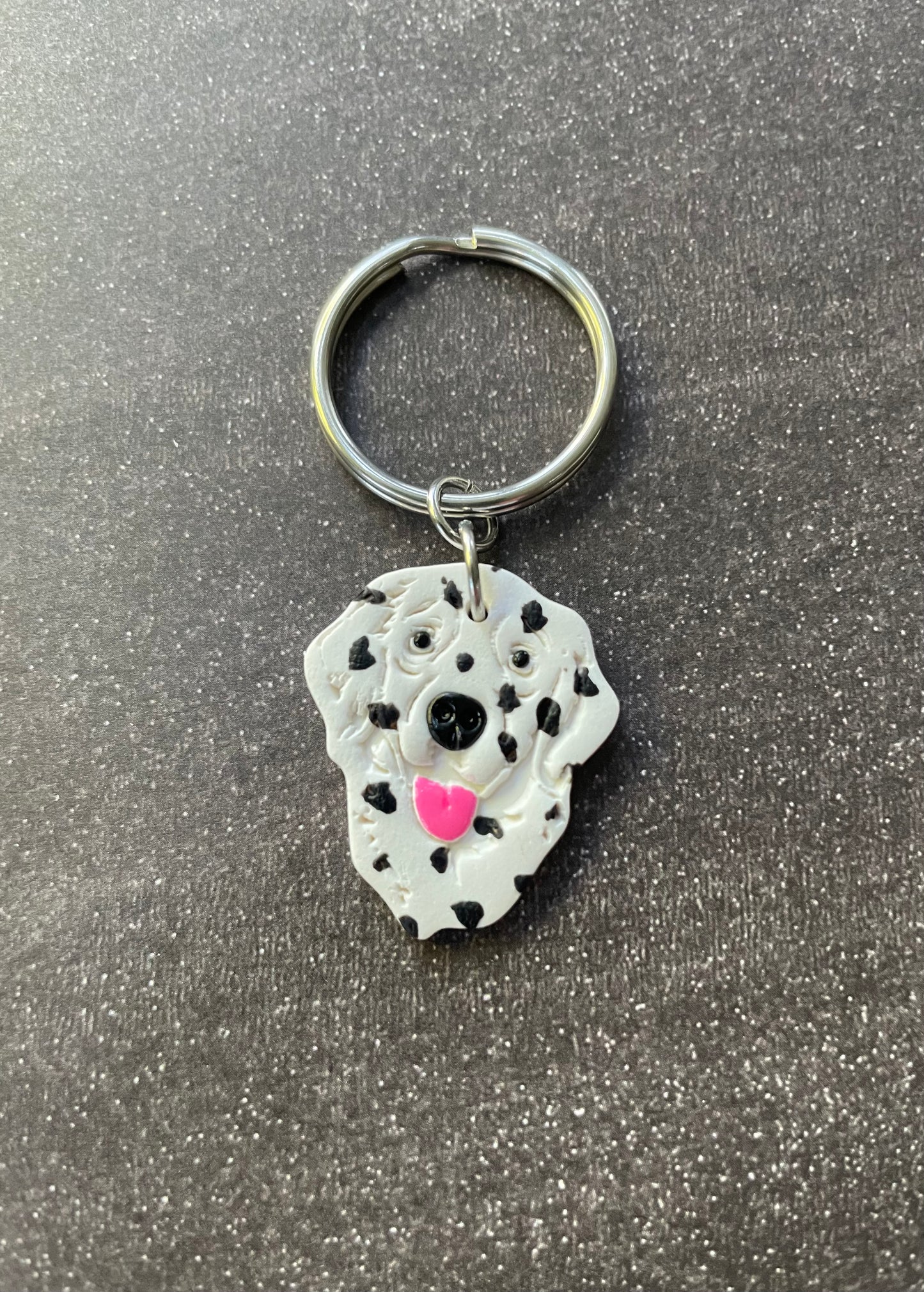 Custom Coloured Dog Keychains