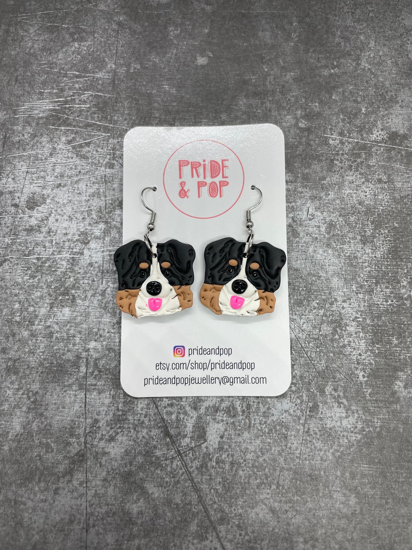 Dog Dangle Earrings - MADE TO ORDER