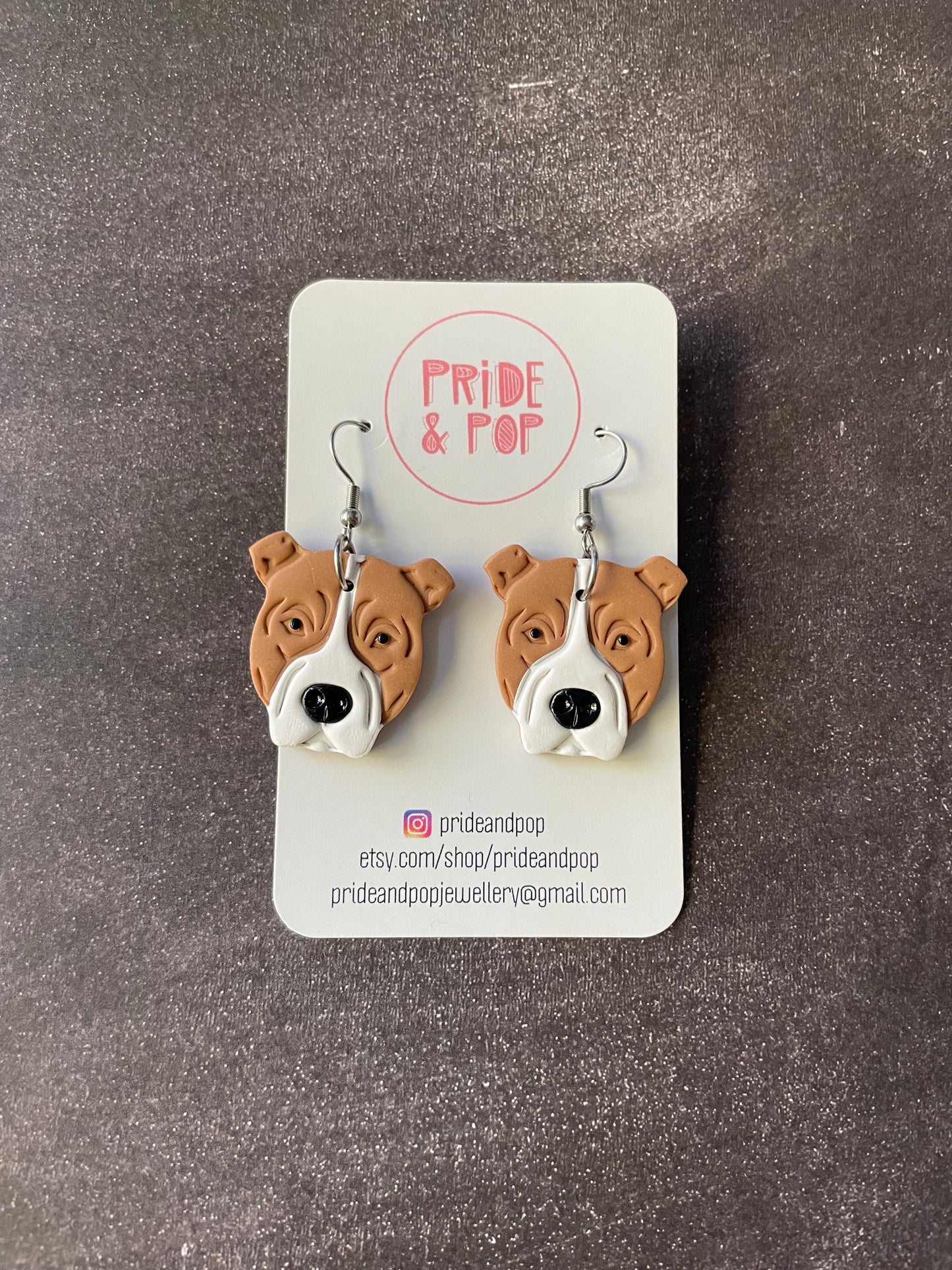 Dog Dangle Earrings - MADE TO ORDER