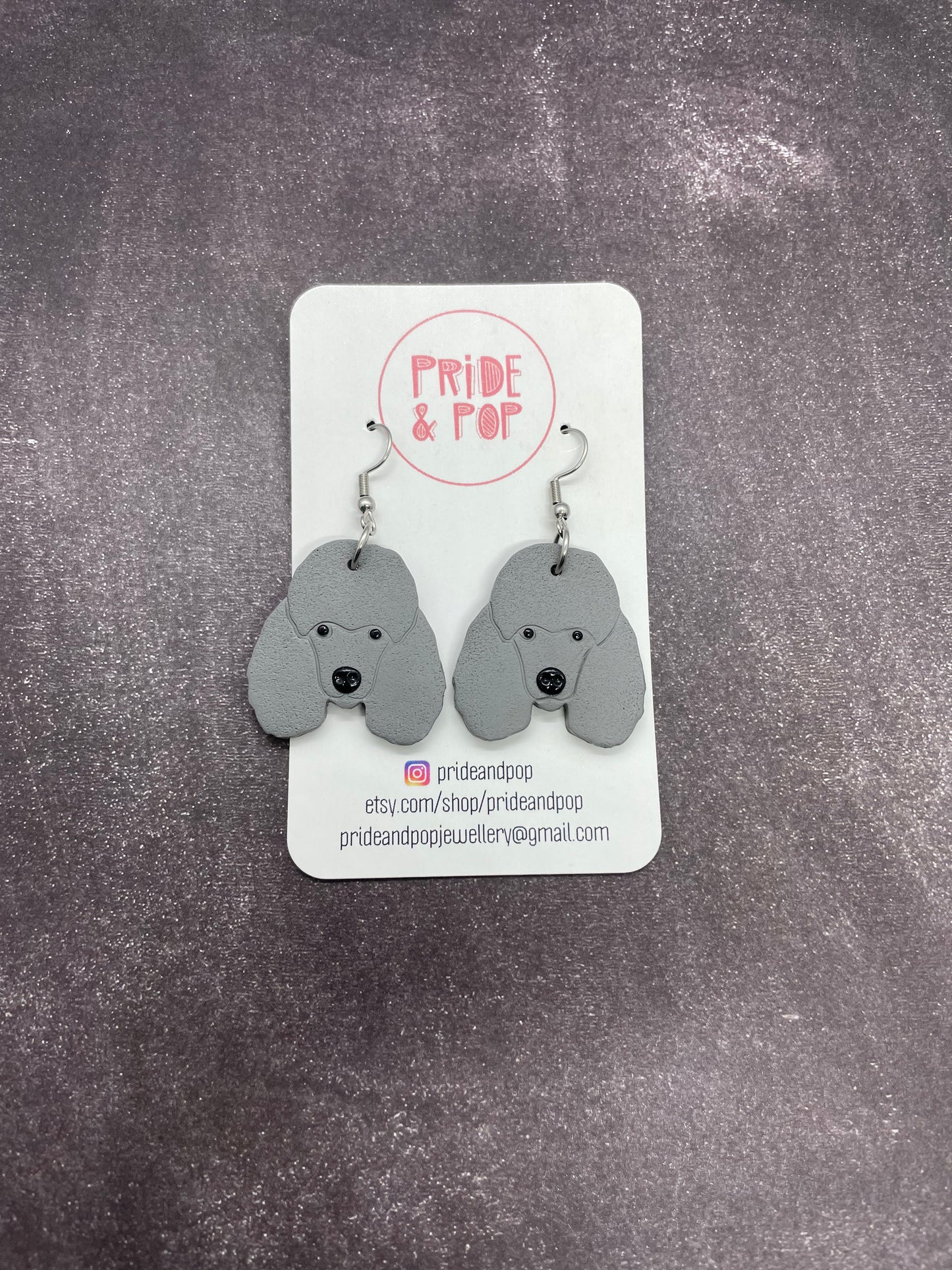 Dog Dangle Earrings - MADE TO ORDER