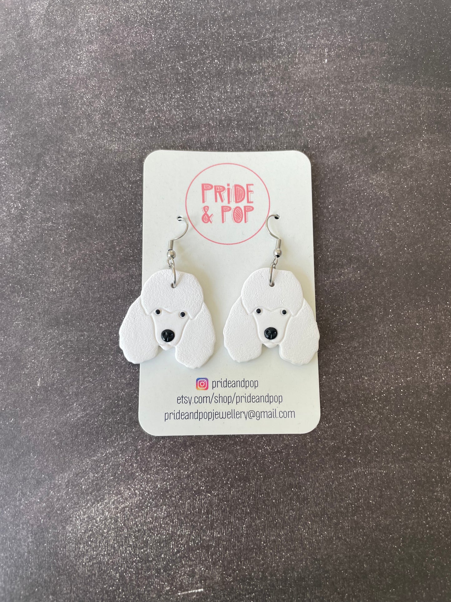 Dog Dangle Earrings - MADE TO ORDER