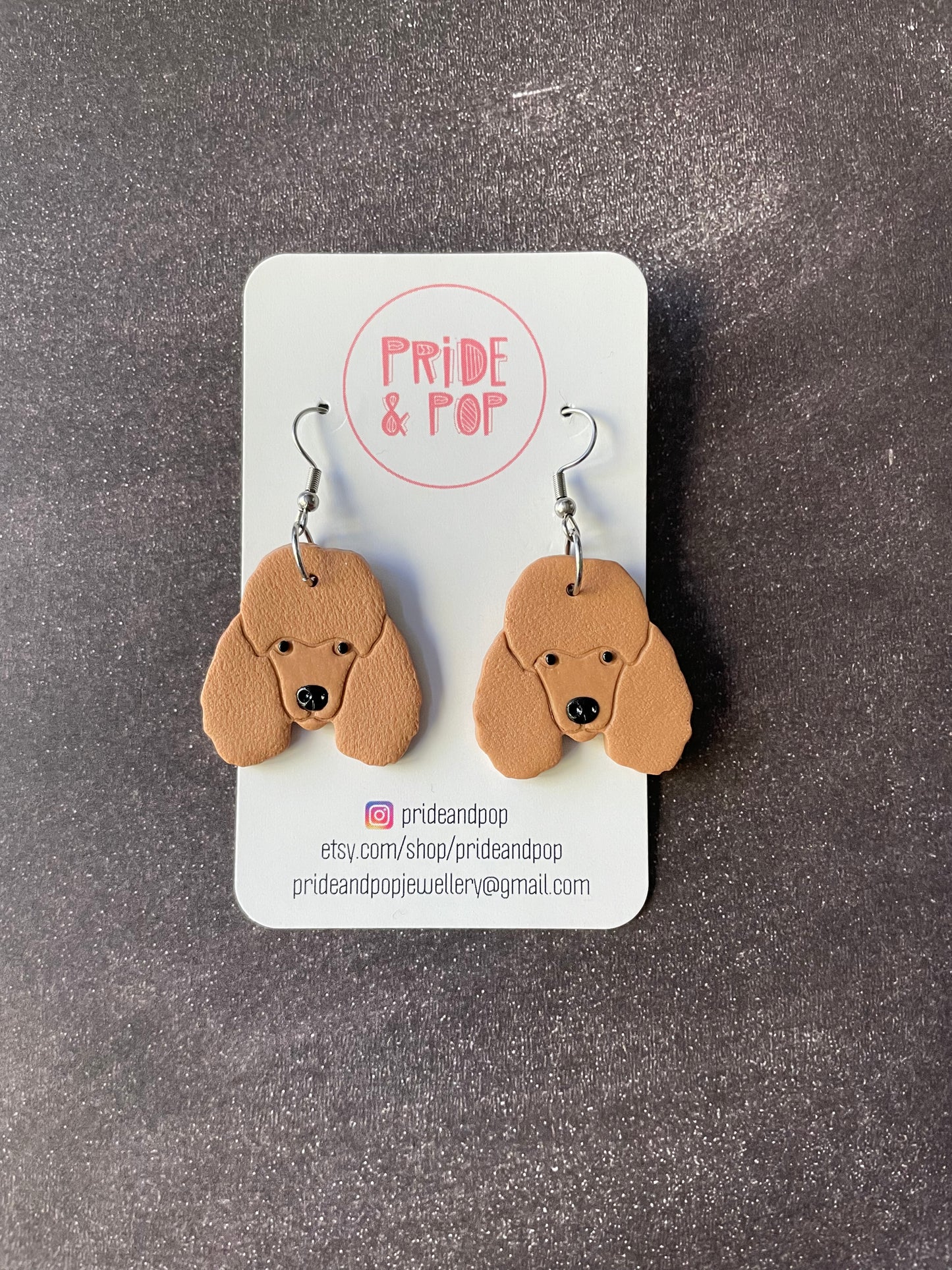 Dog Dangle Earrings - MADE TO ORDER