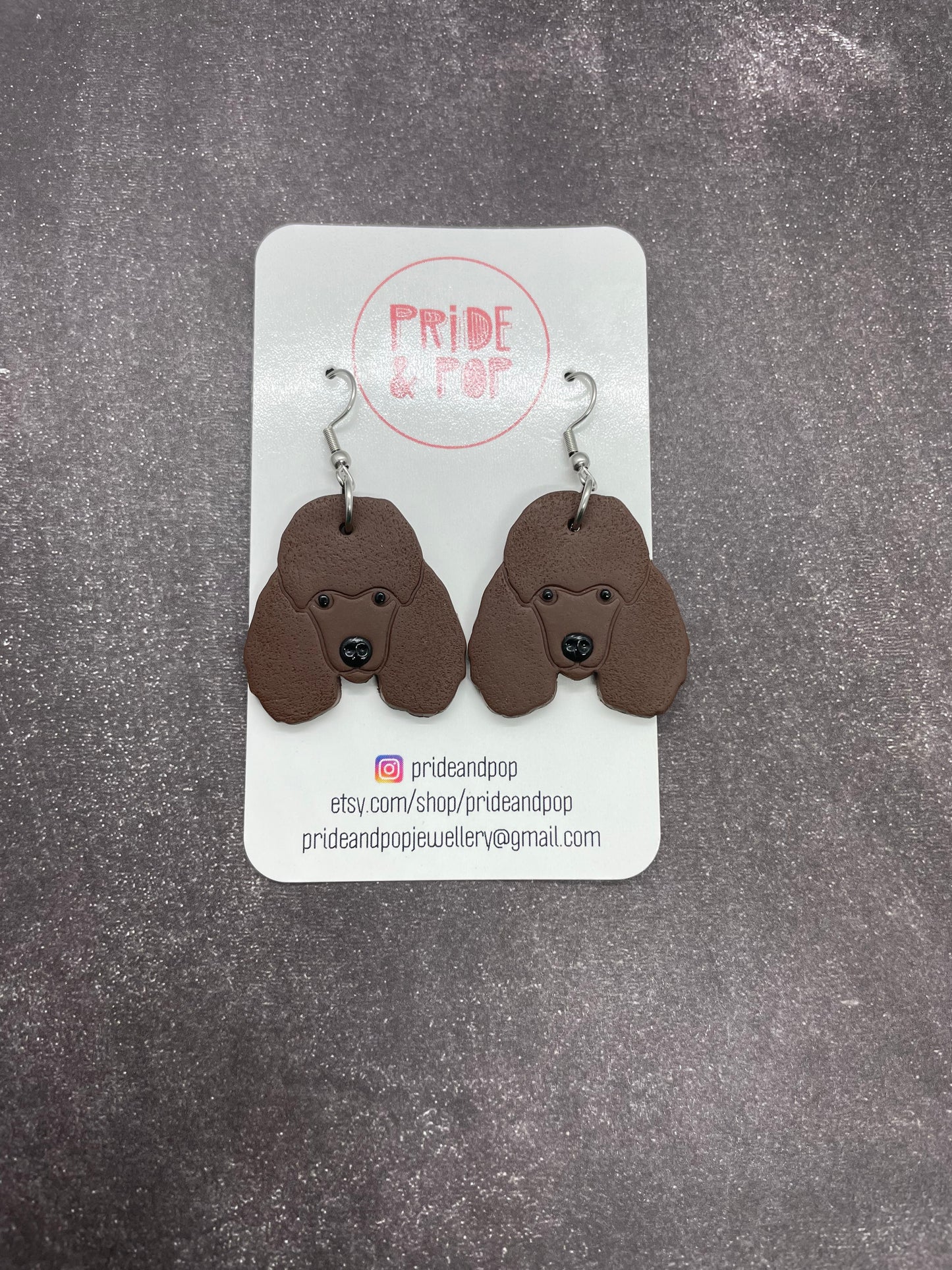 Dog Dangle Earrings - MADE TO ORDER