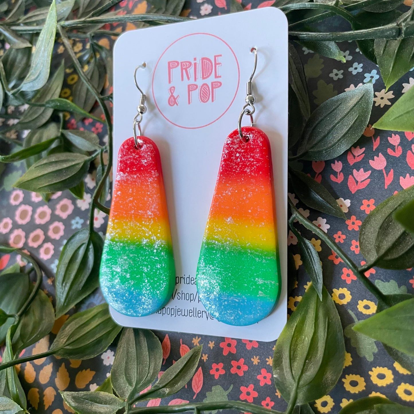 Sparkly Rainbow Dangles