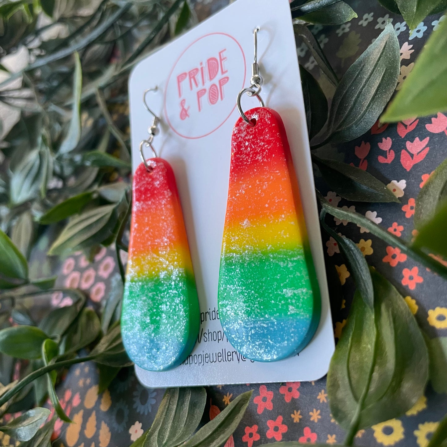 Sparkly Rainbow Dangles