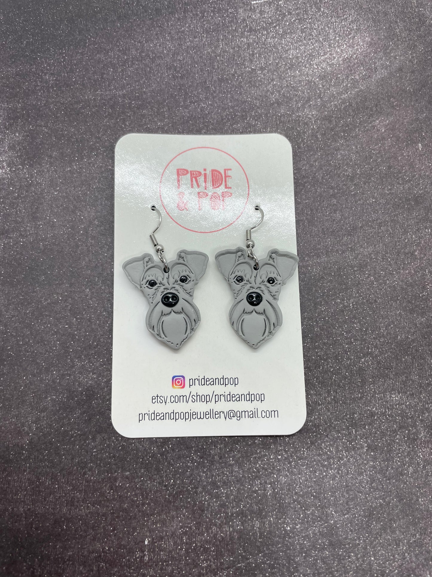 Dog Dangle Earrings - MADE TO ORDER