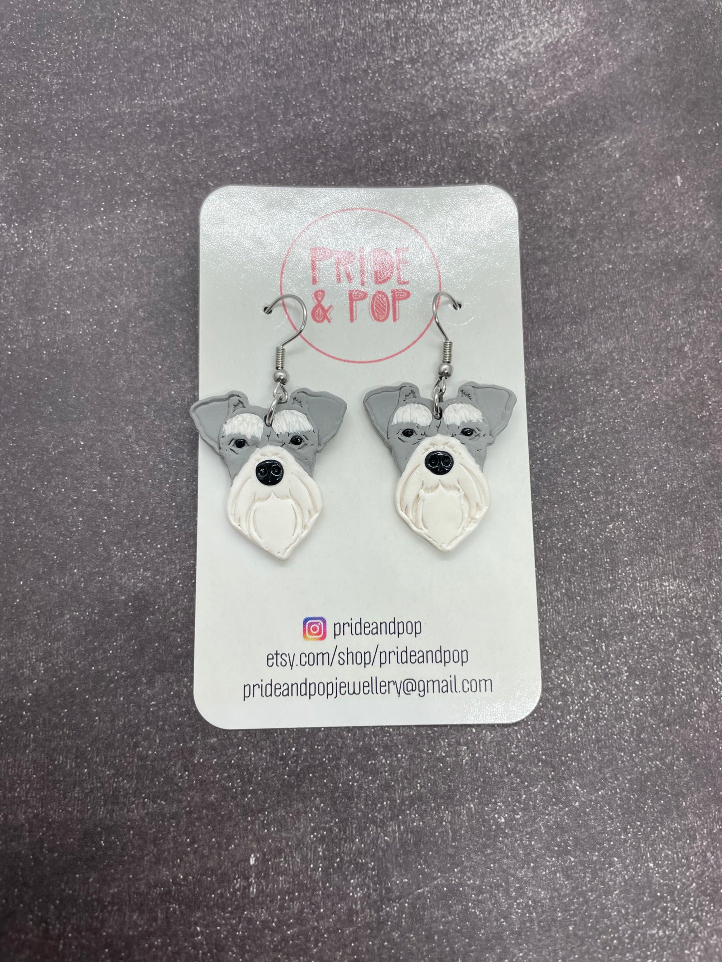 Dog Dangle Earrings - MADE TO ORDER