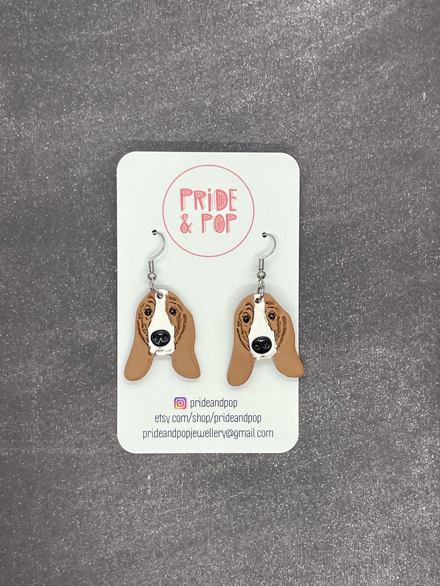 Dog Dangle Earrings - MADE TO ORDER