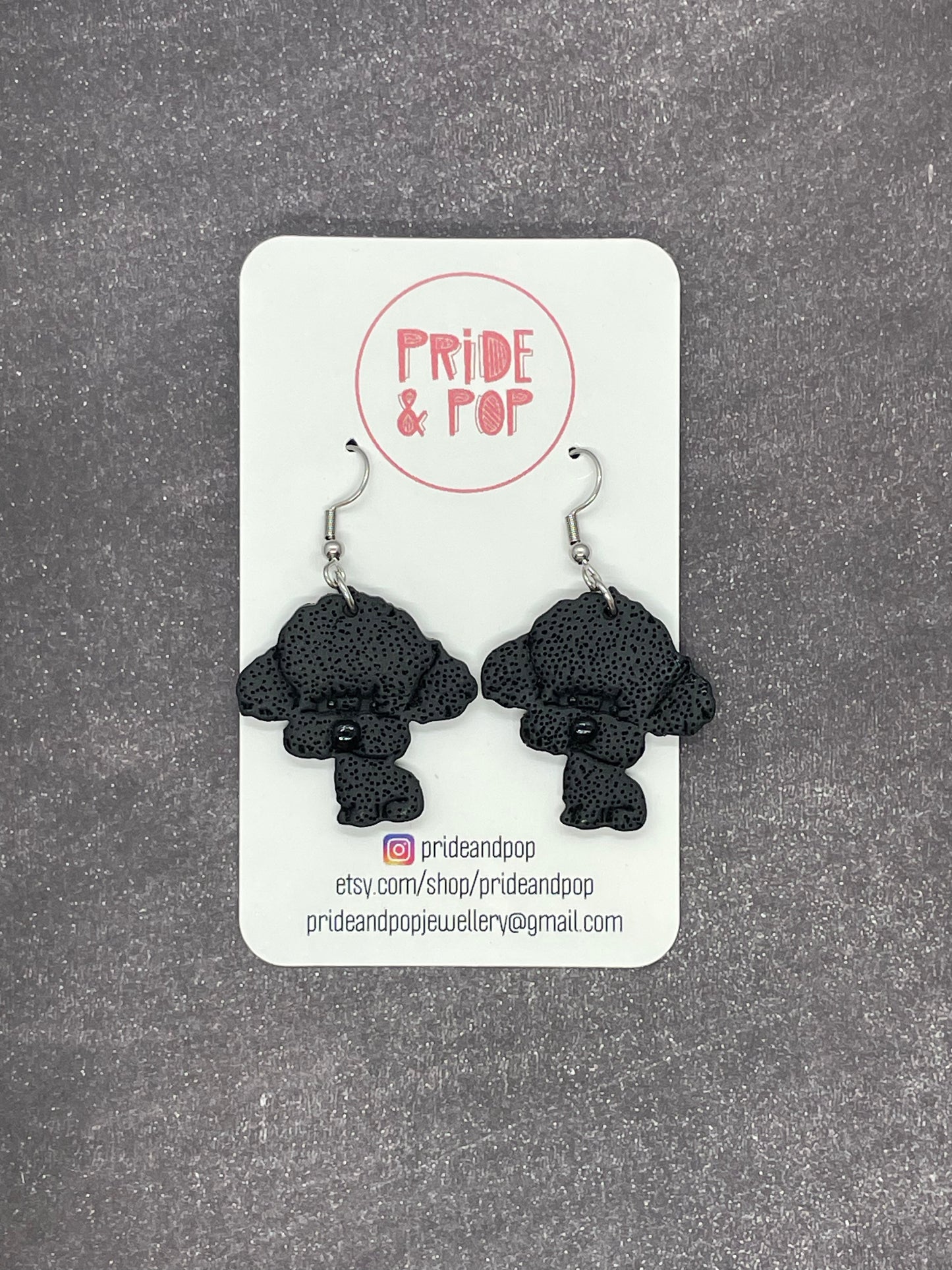 Dog Dangle Earrings - MADE TO ORDER