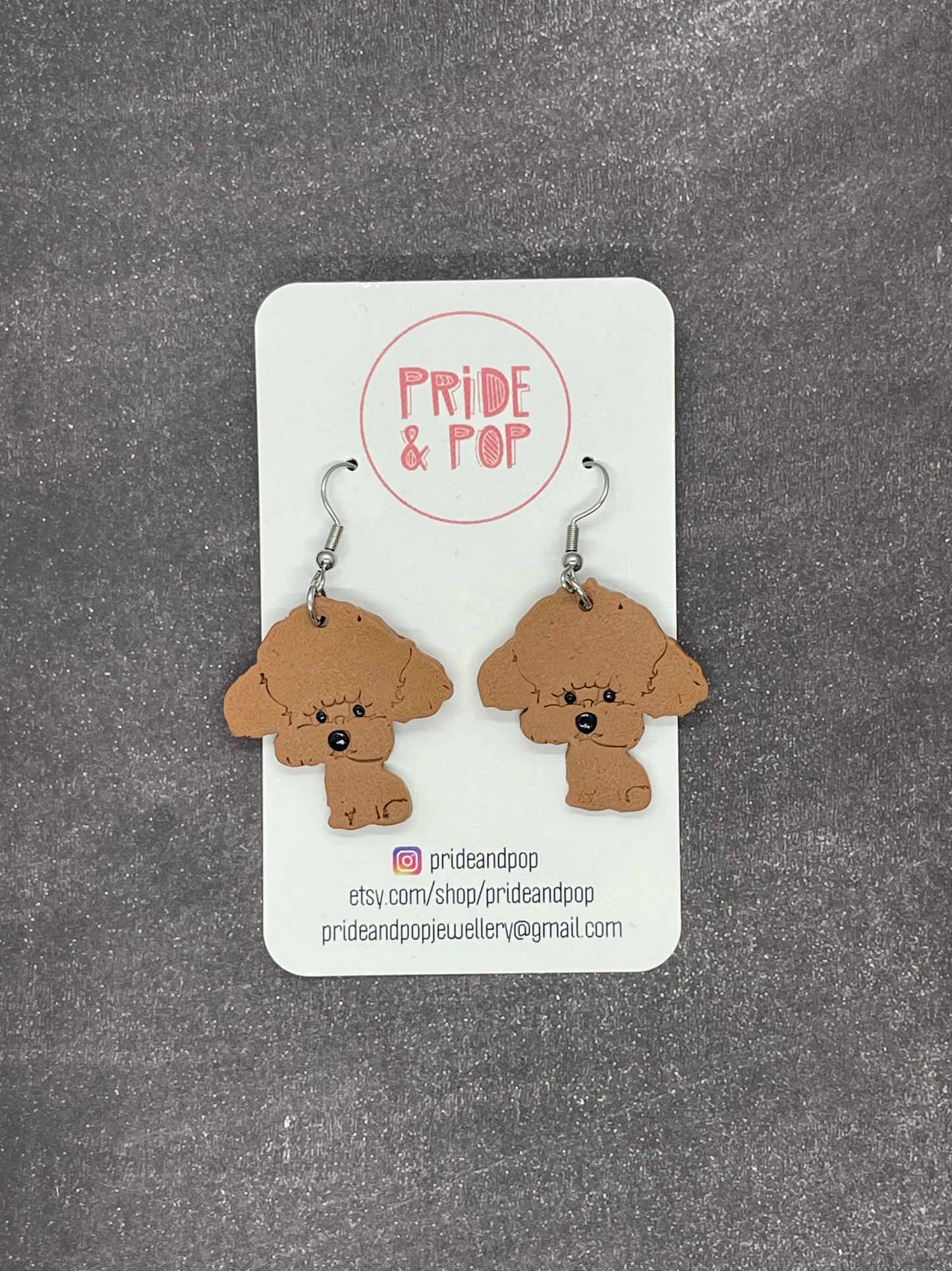 Dog Dangle Earrings - MADE TO ORDER