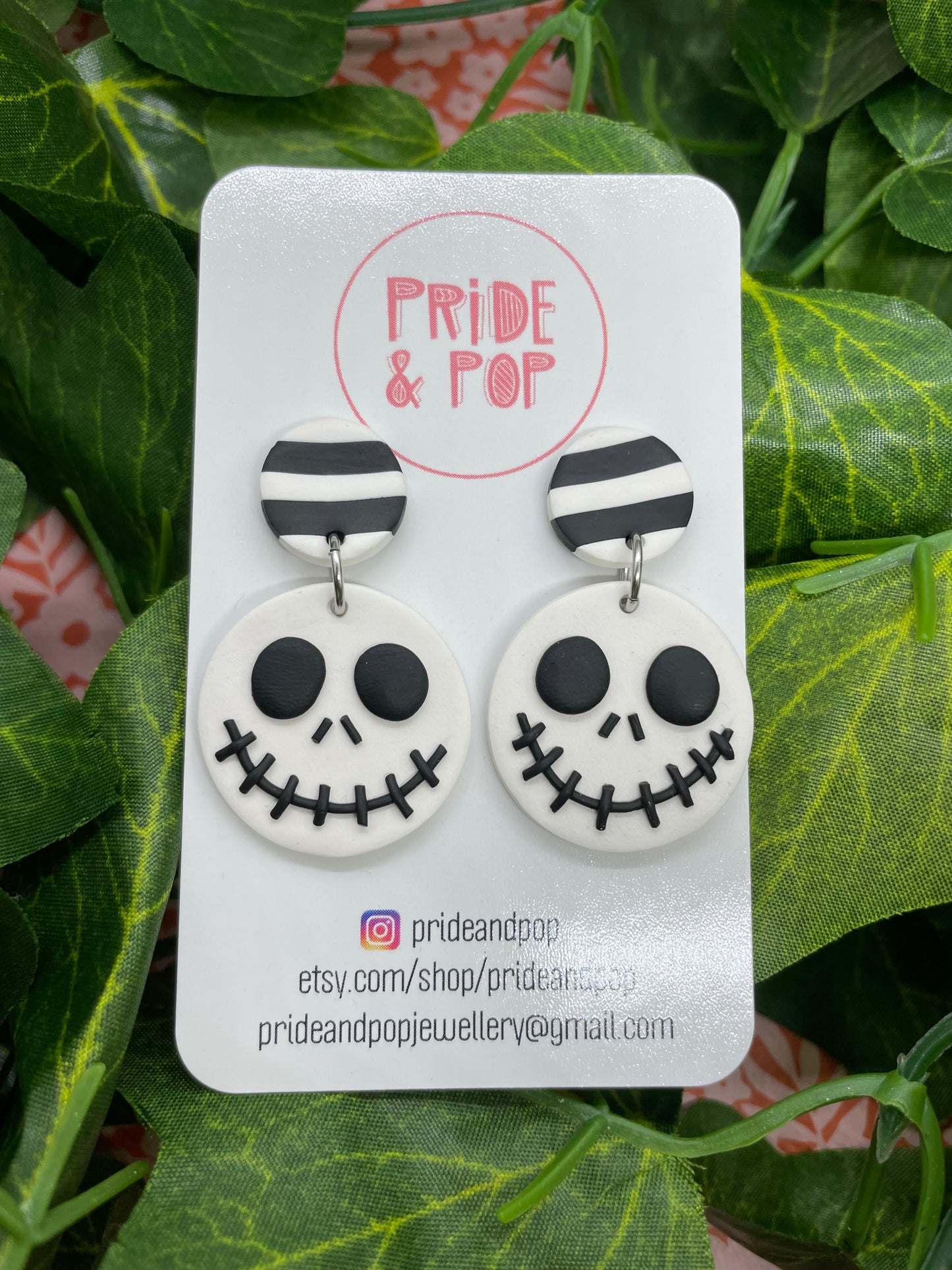 Jack Skellington (Nightmare Before Christmas) Earrings