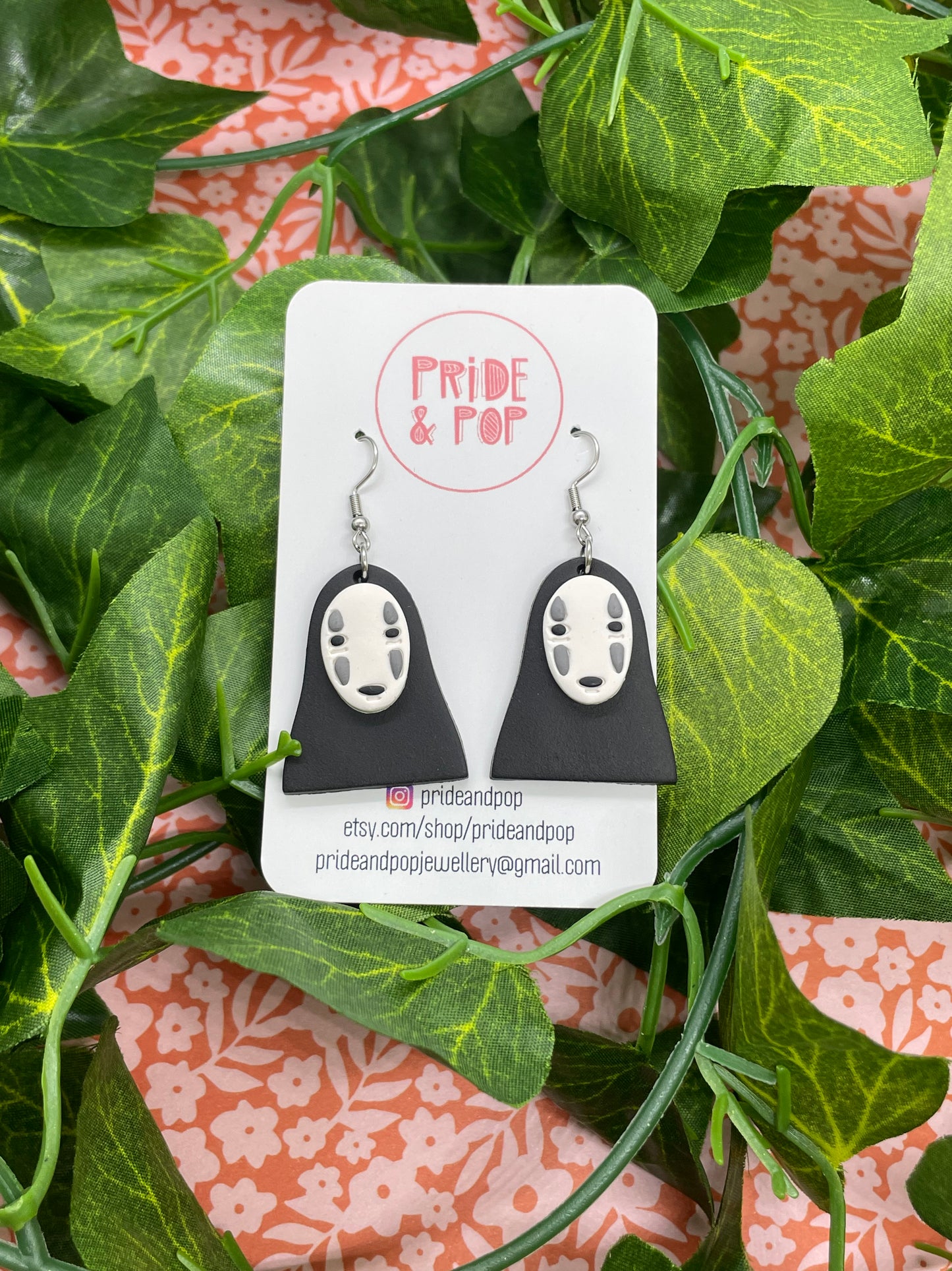 No Face (Spirited Away) Ghibli Earrings