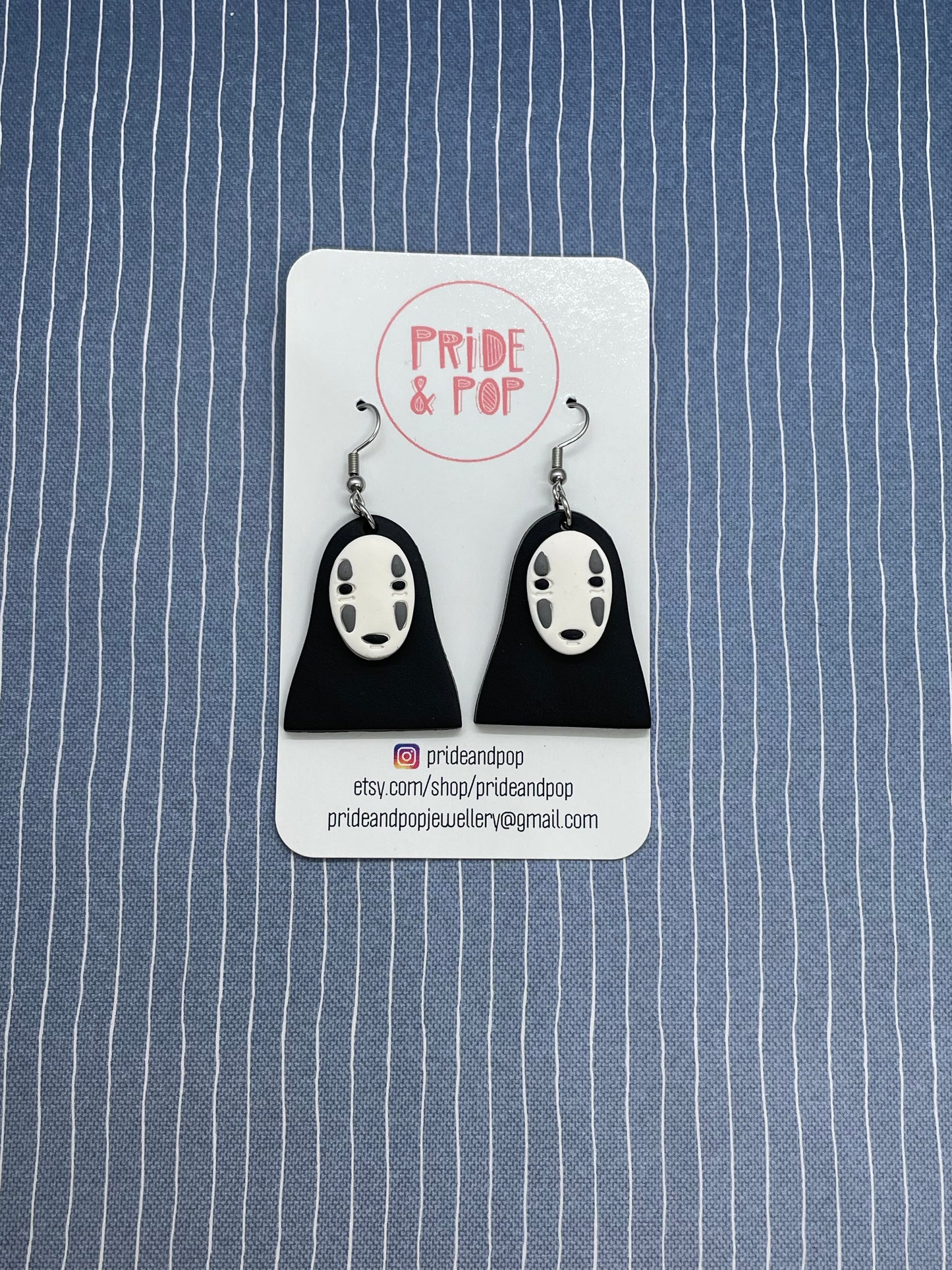 No Face (Spirited Away) Ghibli Earrings