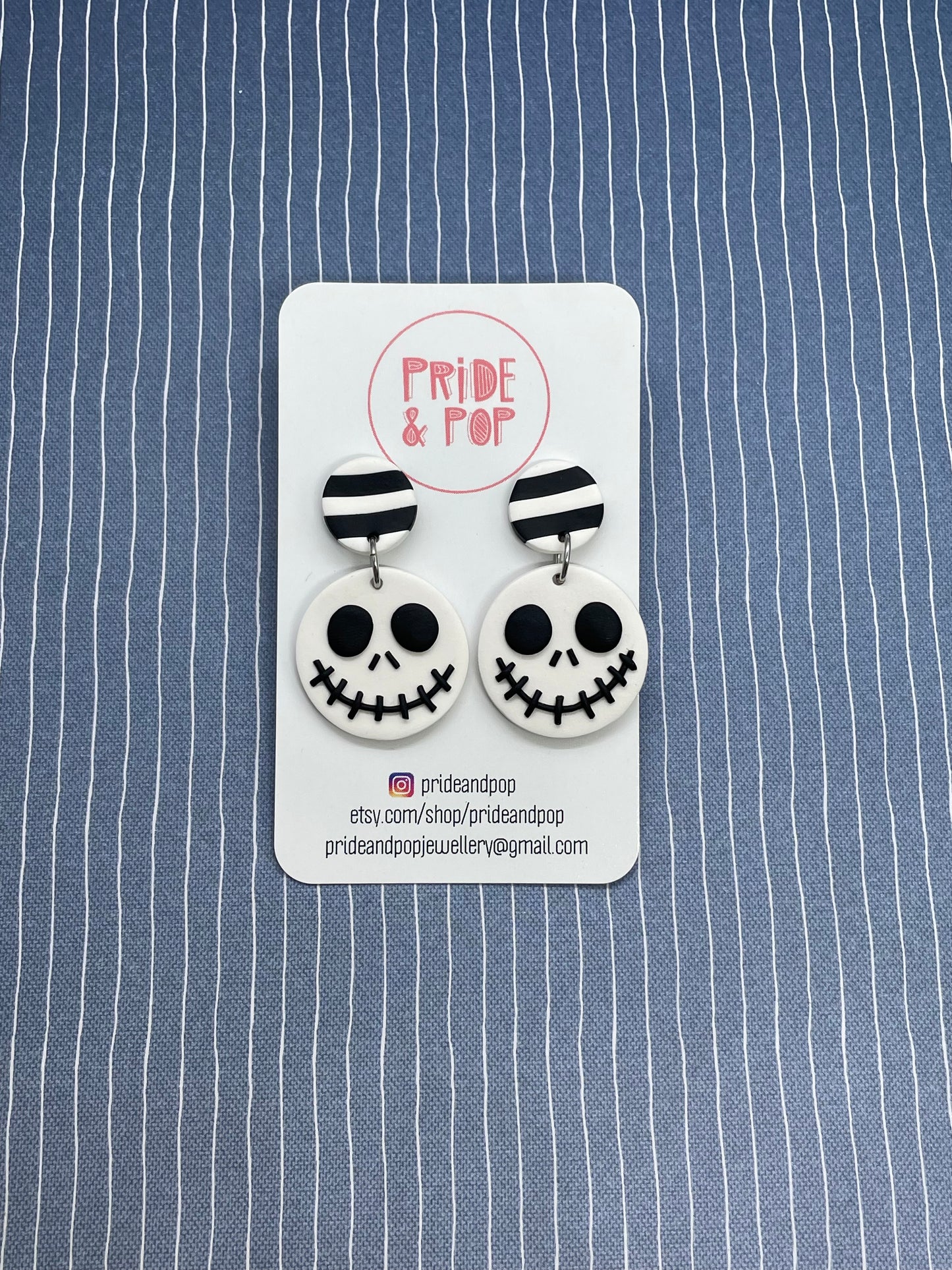 Jack Skellington (Nightmare Before Christmas) Earrings