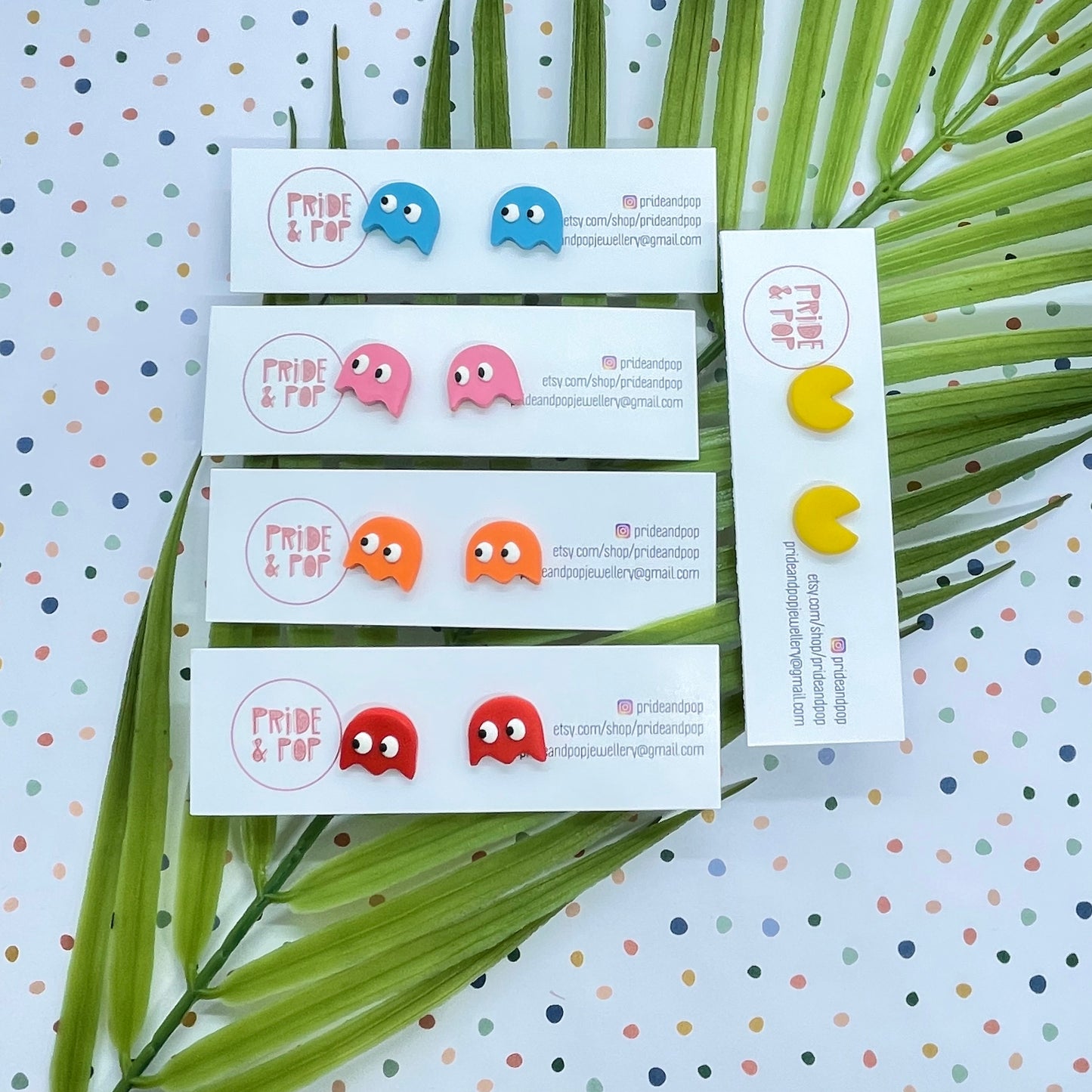 Pac-Man Studs