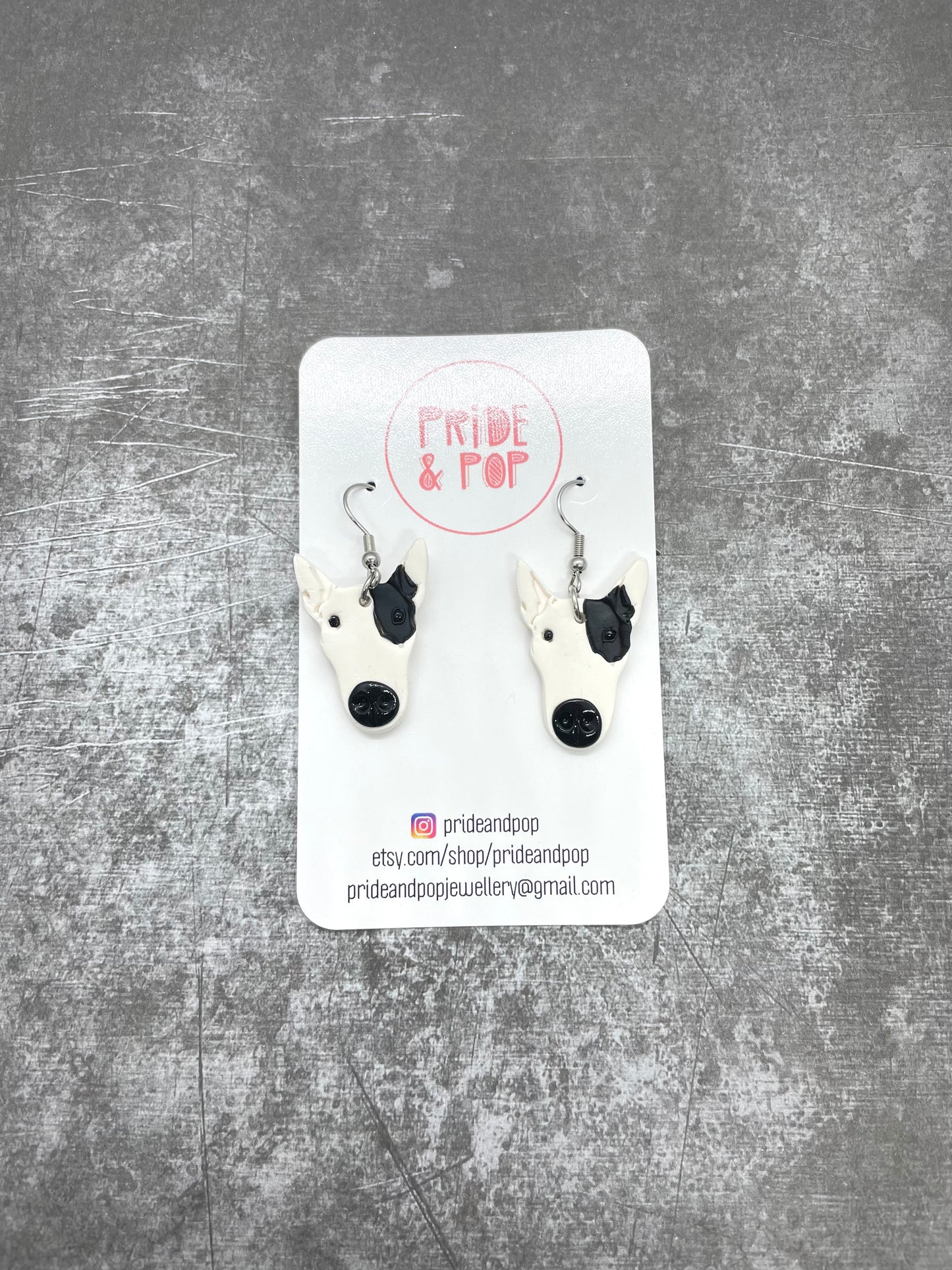 Dog Dangle Earrings - MADE TO ORDER