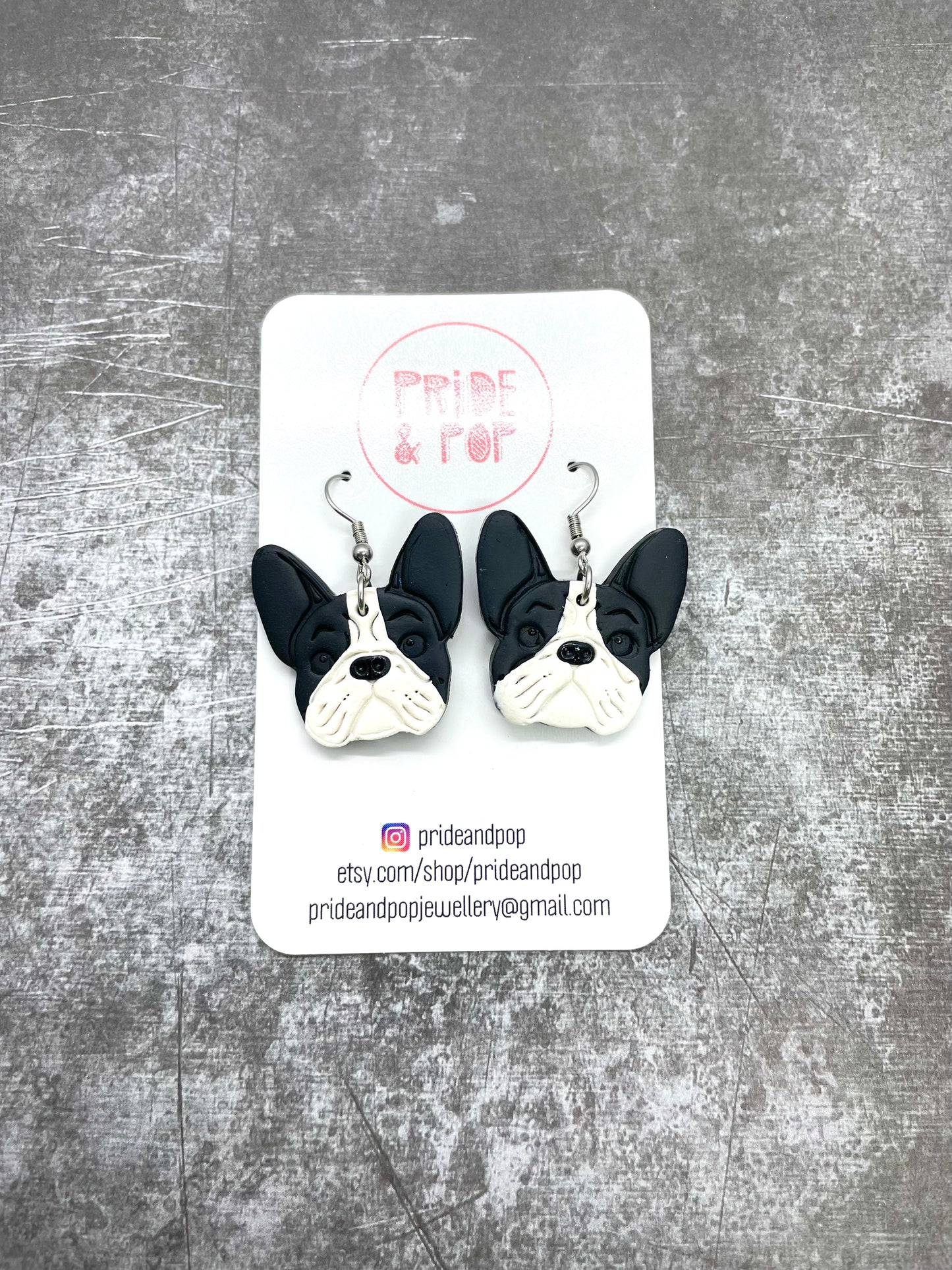 Dog Dangle Earrings - MADE TO ORDER