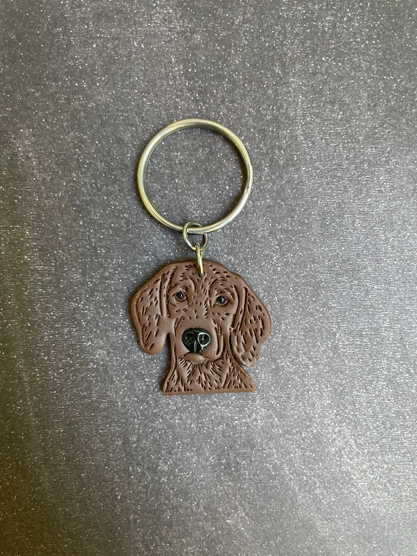 Custom Coloured Dog Keychains