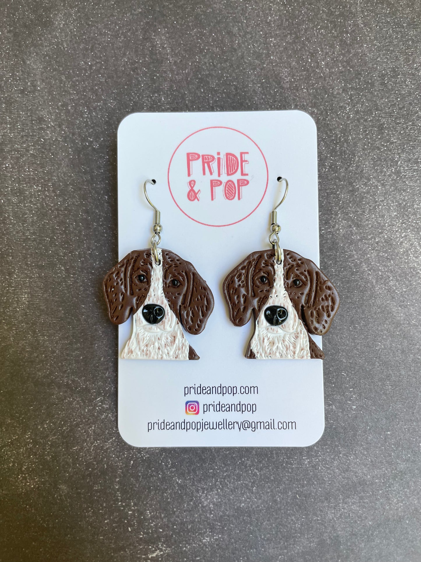 Dog Dangle Earrings