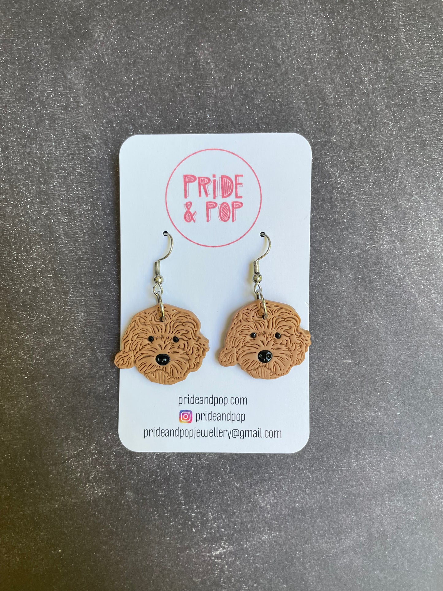 Dog Dangle Earrings