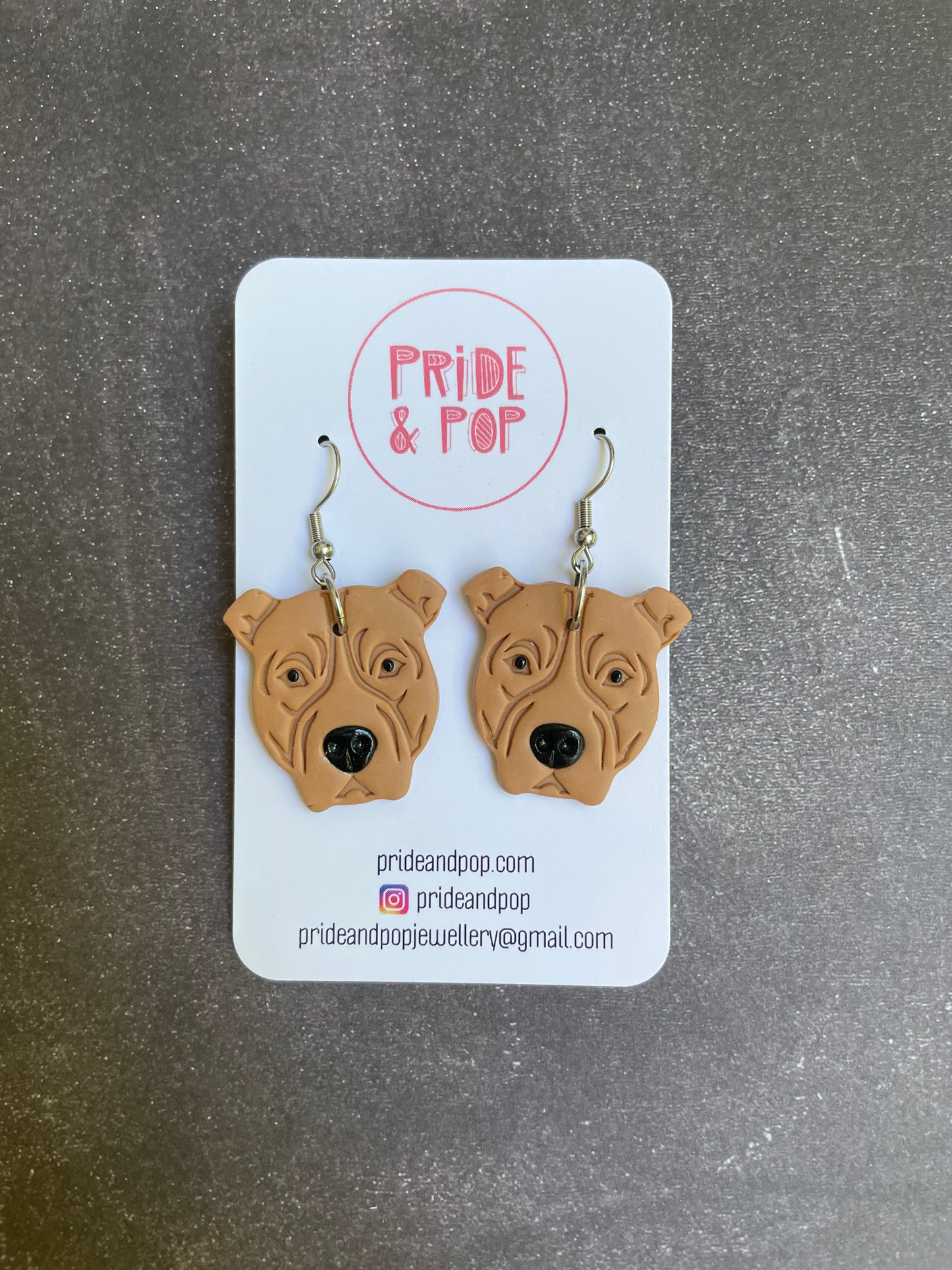 Dog Dangle Earrings