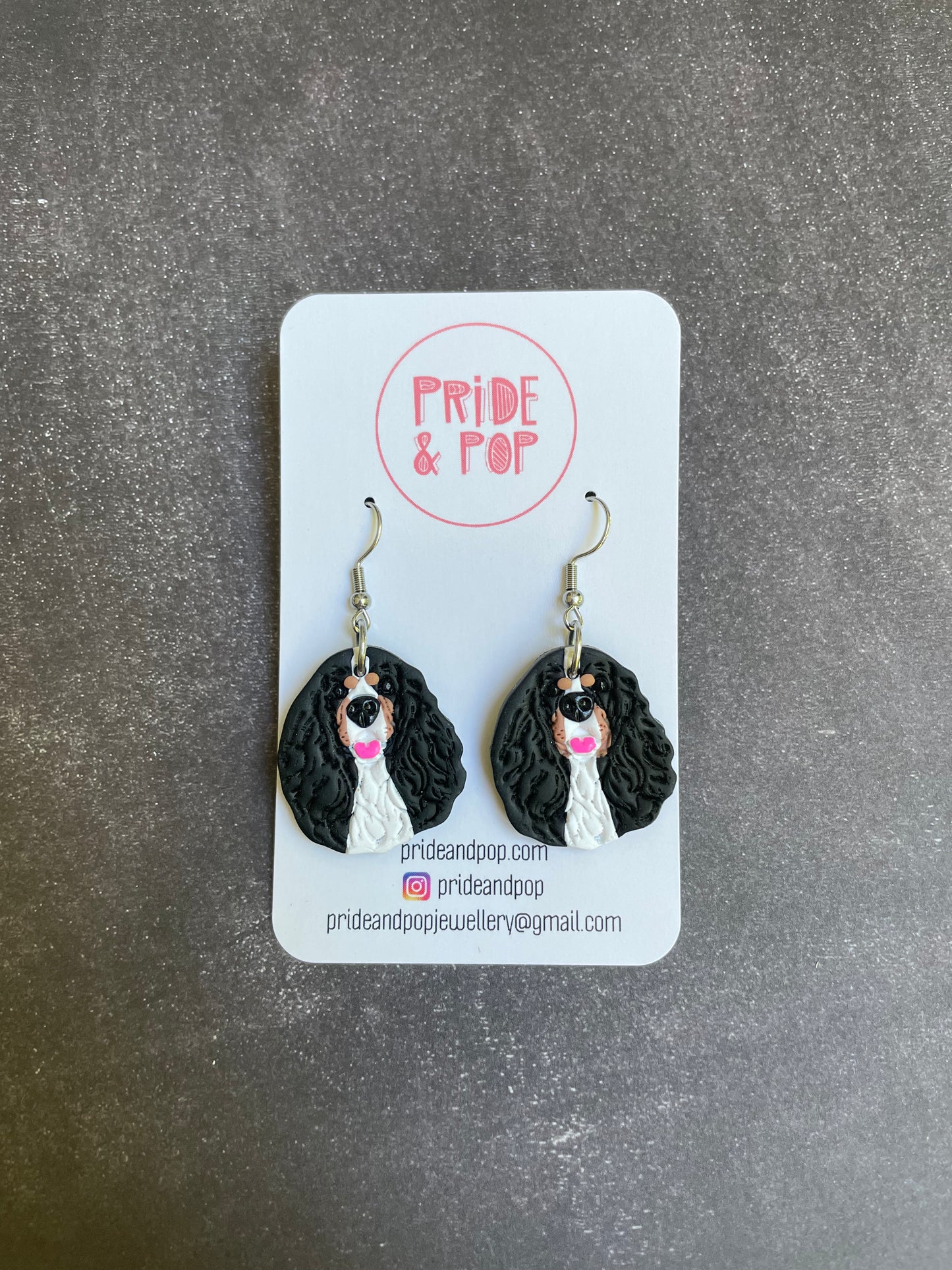 Dog Dangle Earrings