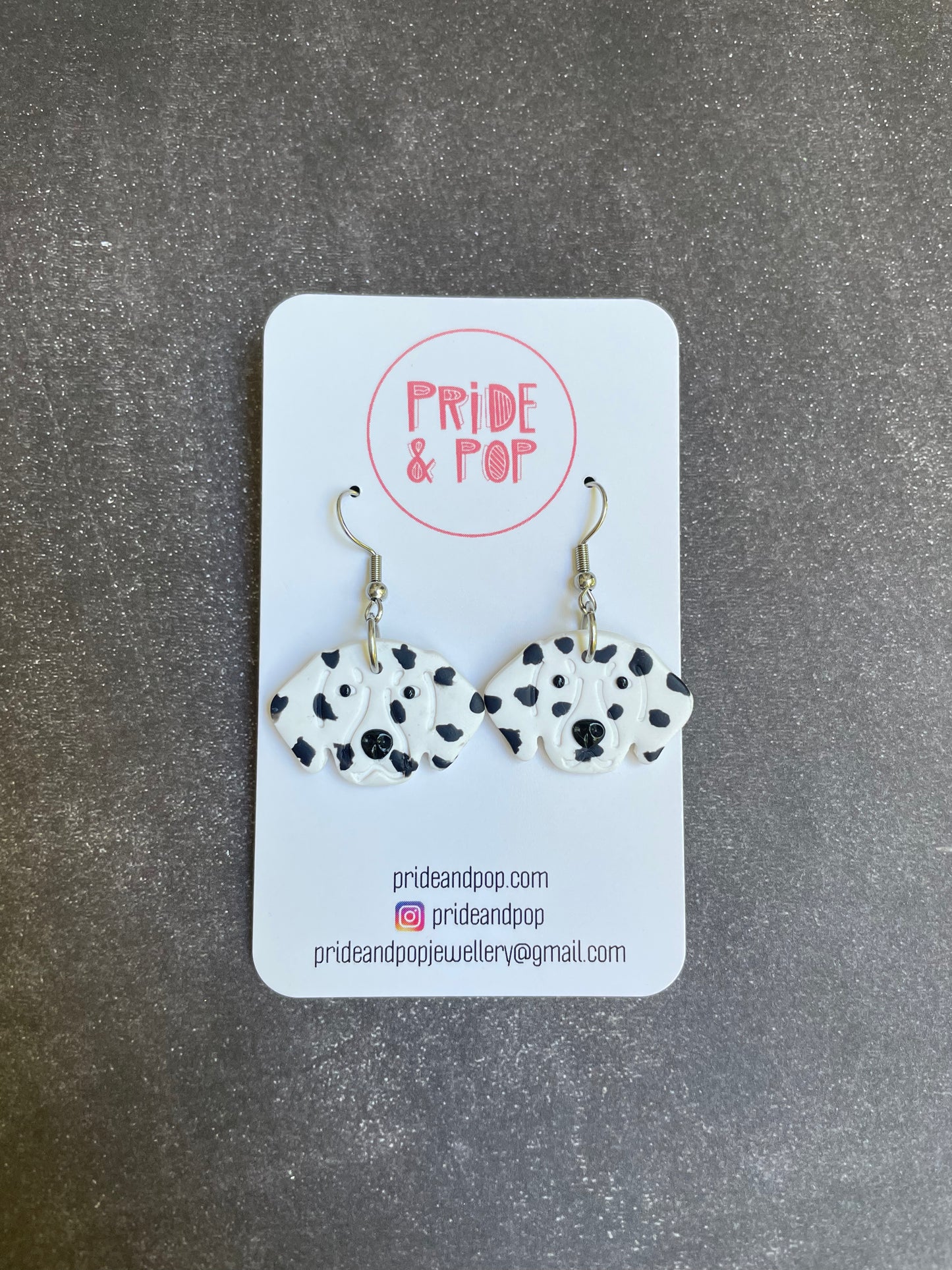Custom Coloured Dog Earrings