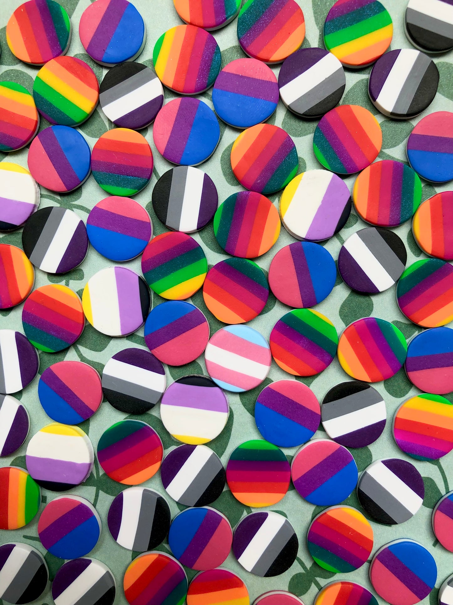 Queer LGBT+ Flag Studs